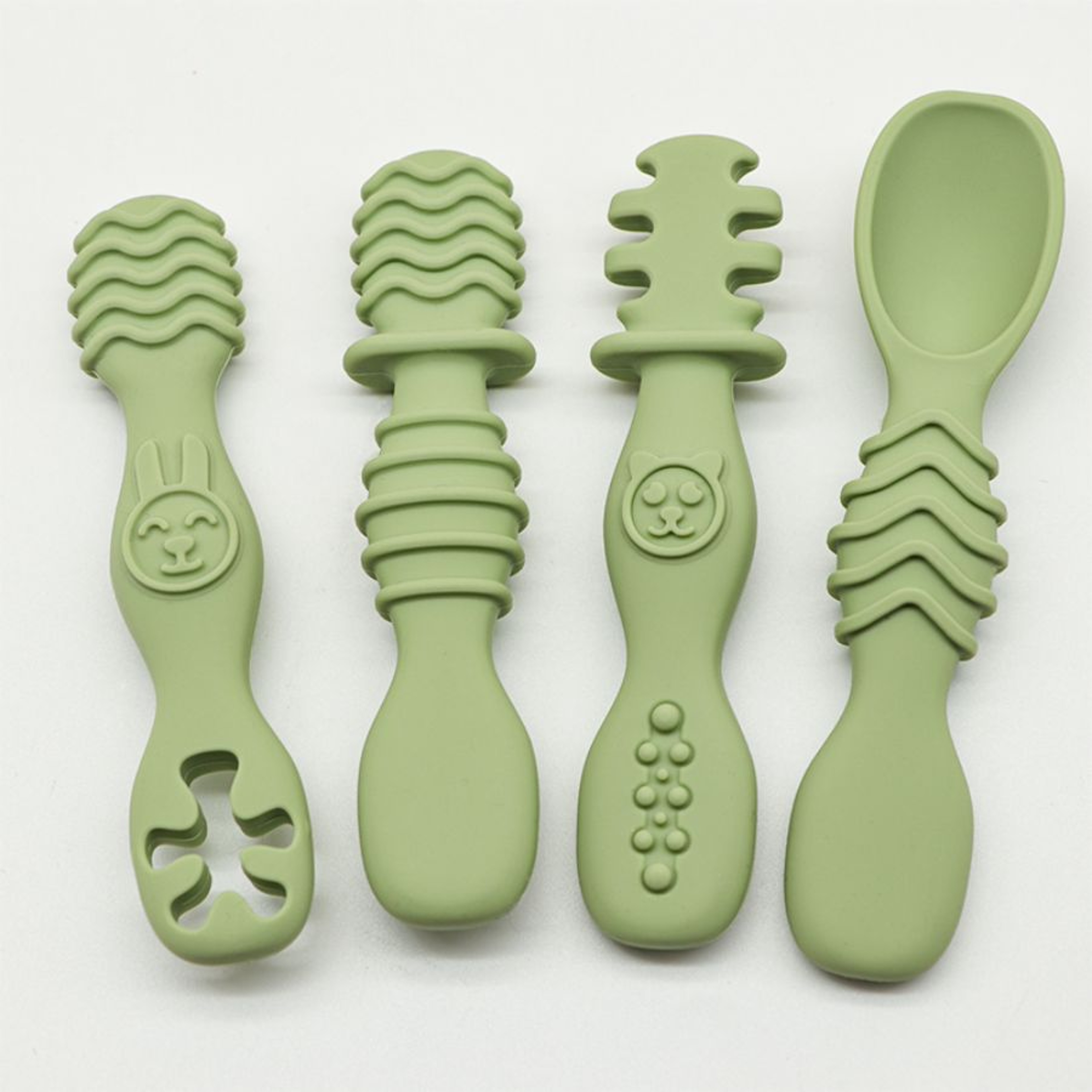 Training Spoon For Babies Over 6 Months Old Silicone Baby Food Spoon Christmas Gift Pick Easy To Gr 6