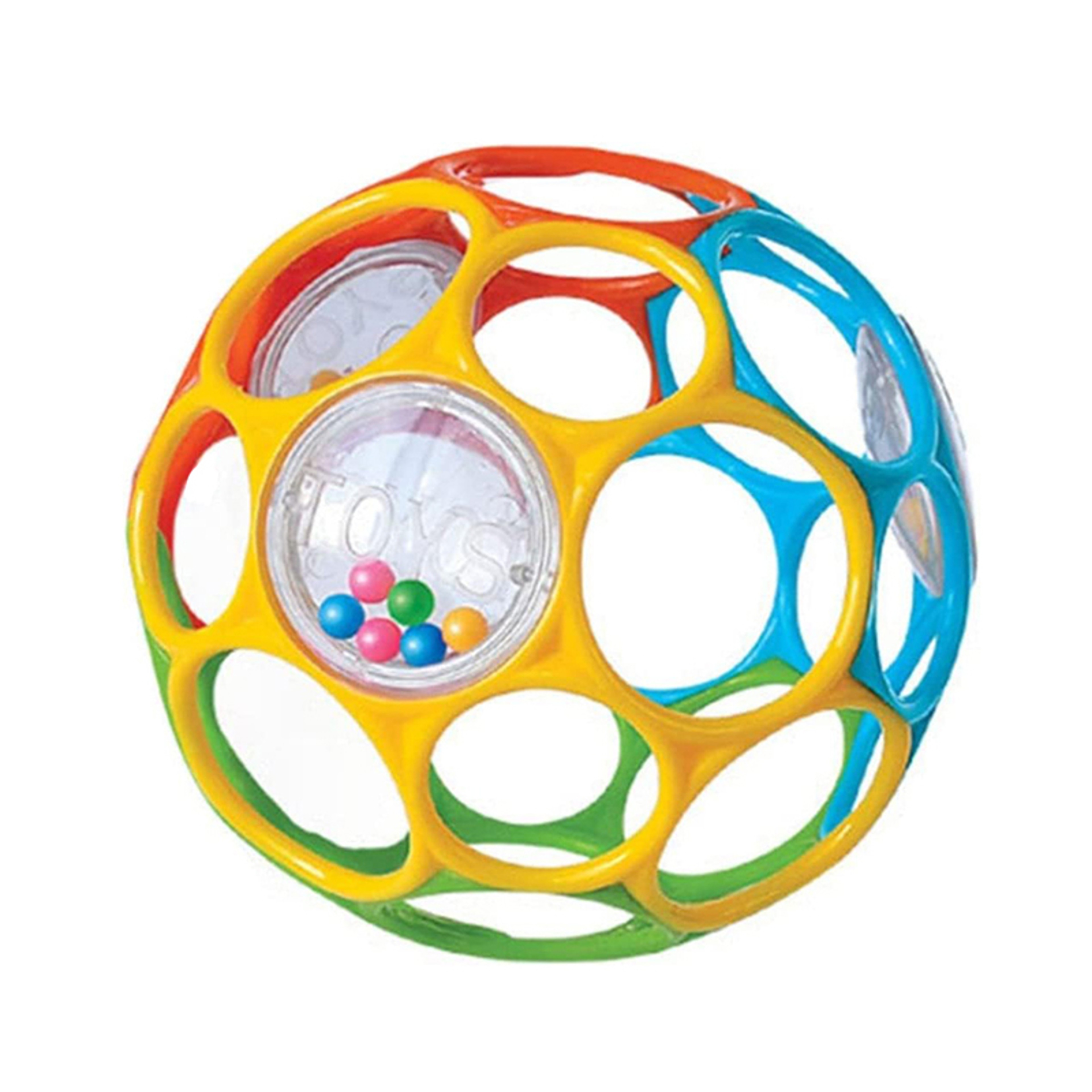 Educational Sensory Toy for Infants, Soft Baby Grasping Ball, Random Color Rattles with Bell Ball Early Education Play – view 1
