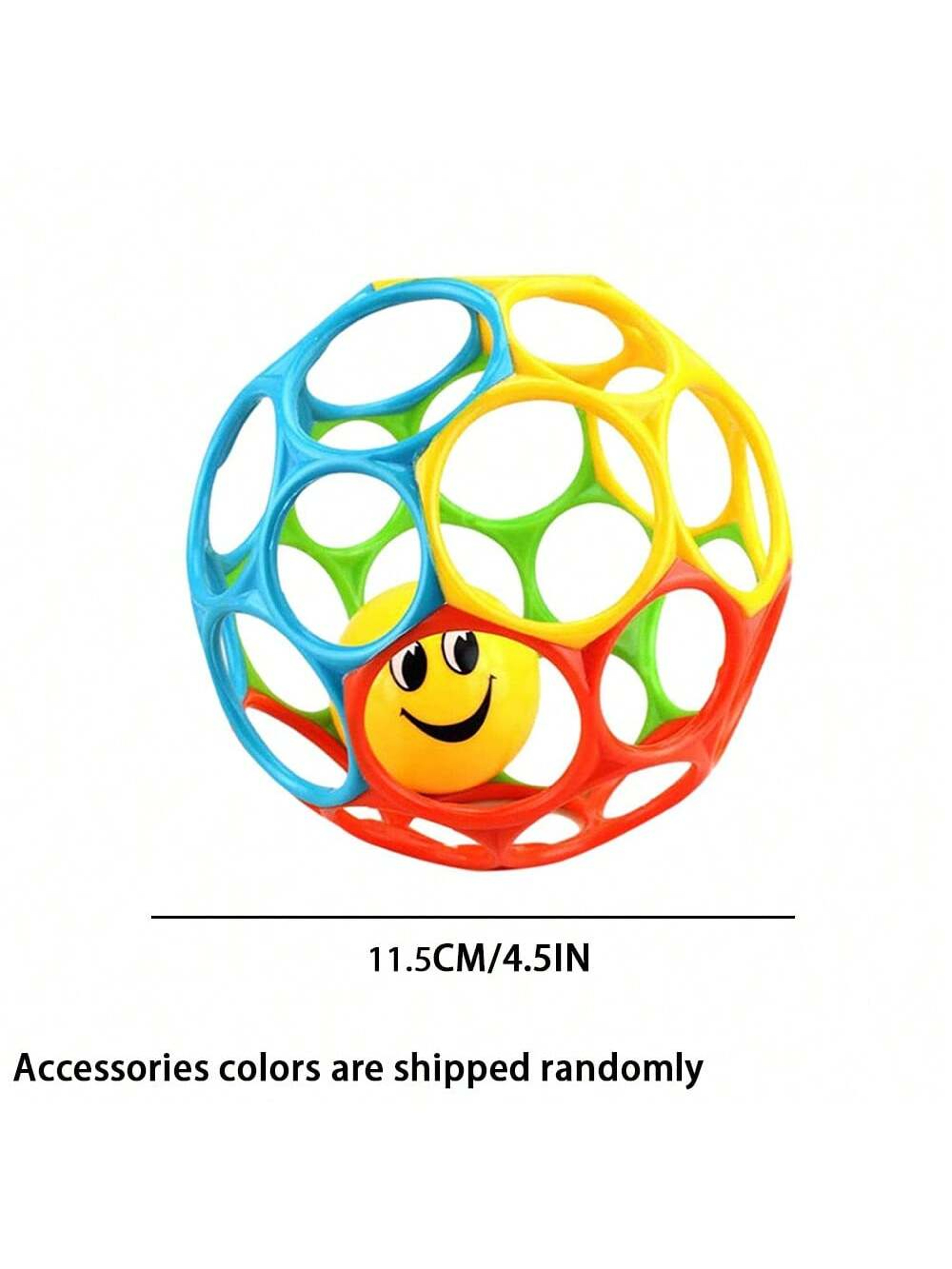 Educational Sensory Toy for Infants, Soft Baby Grasping Ball, Random Color Rattles with Bell Ball Early Education Play – view 7