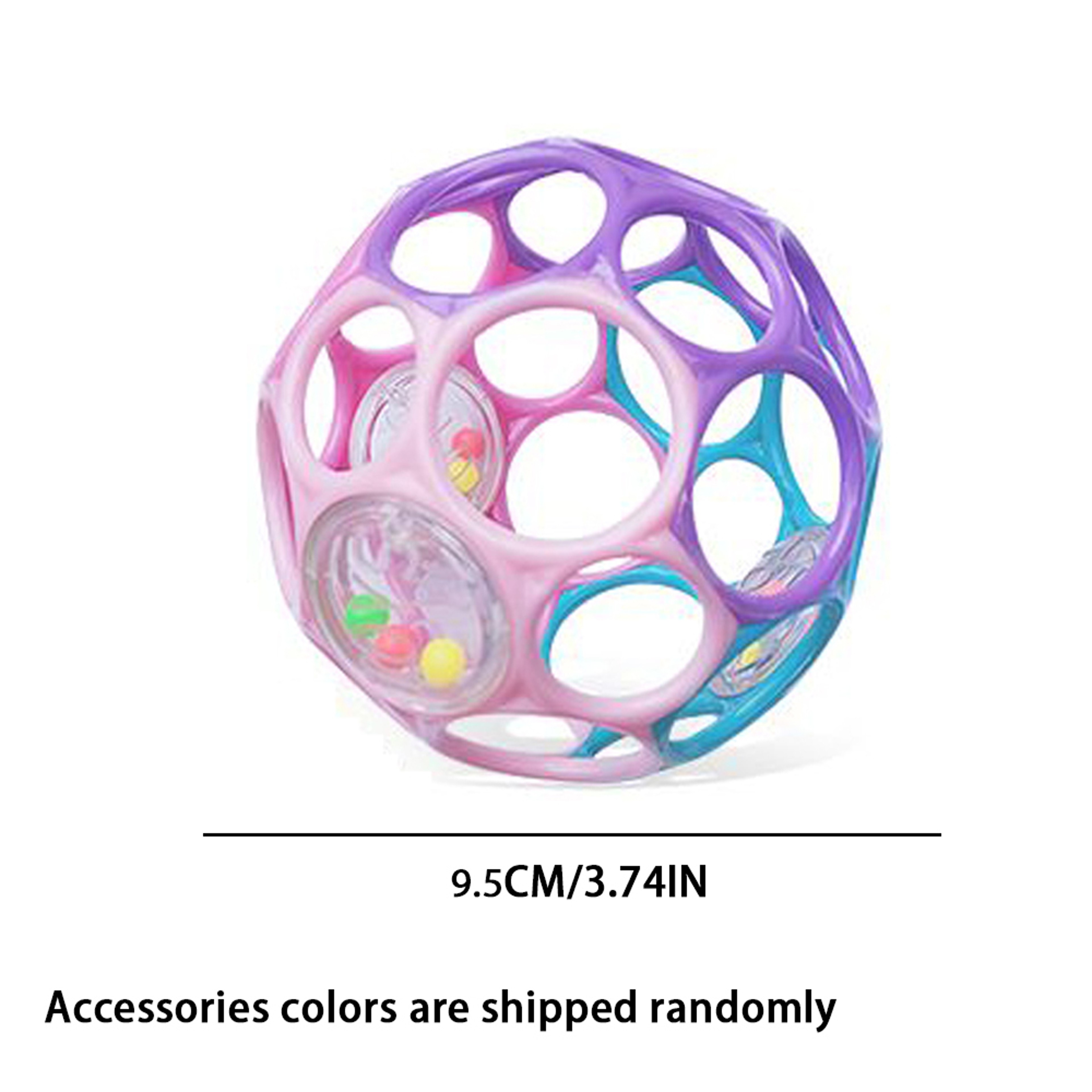 Educational Sensory Toy for Infants, Soft Baby Grasping Ball, Random Color Rattles with Bell Ball Early Education Play – view 11