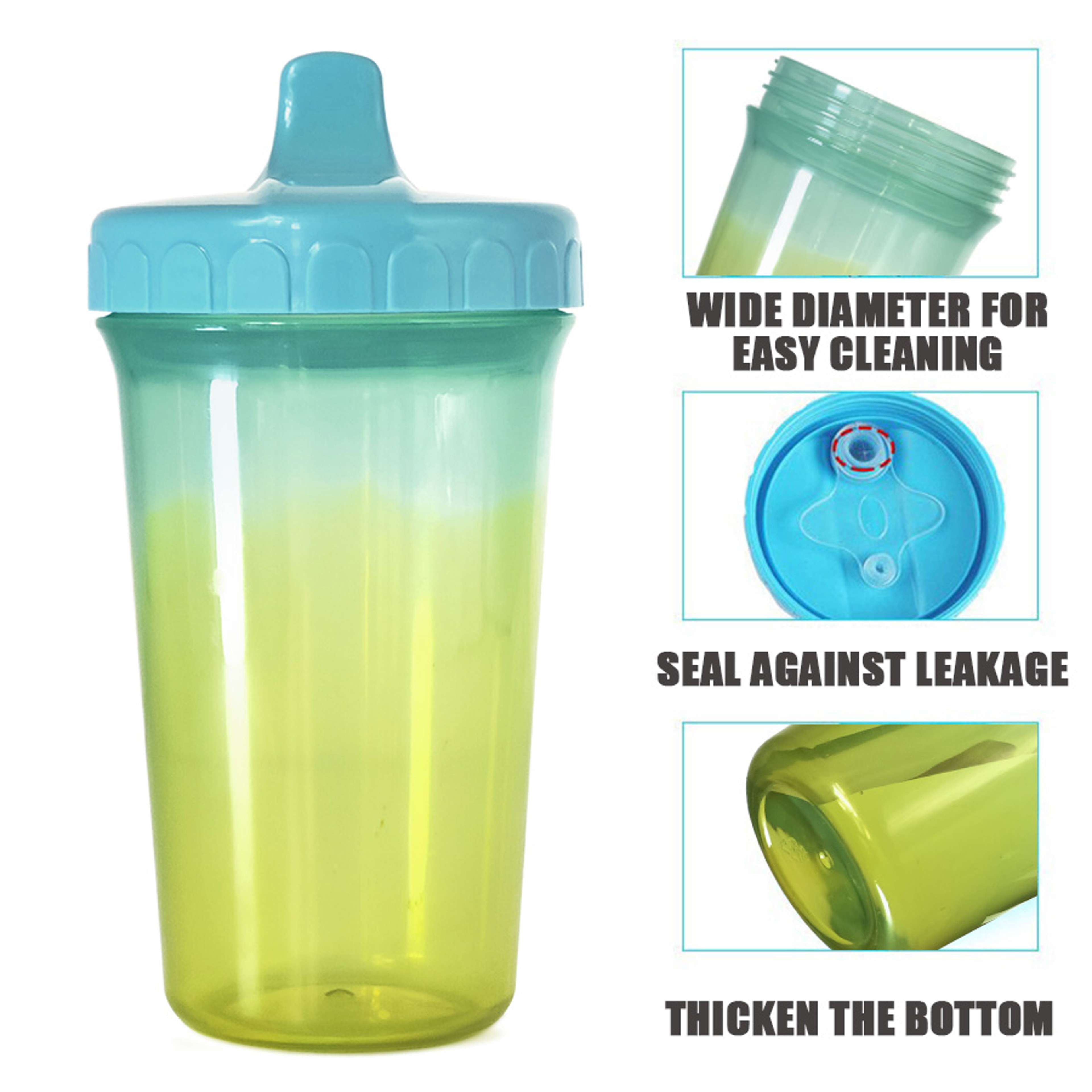 Portable Student Drinking Cup, Drop-Proof and Leak-Proof, Colorful Children's Water Cup for Babies – view 2