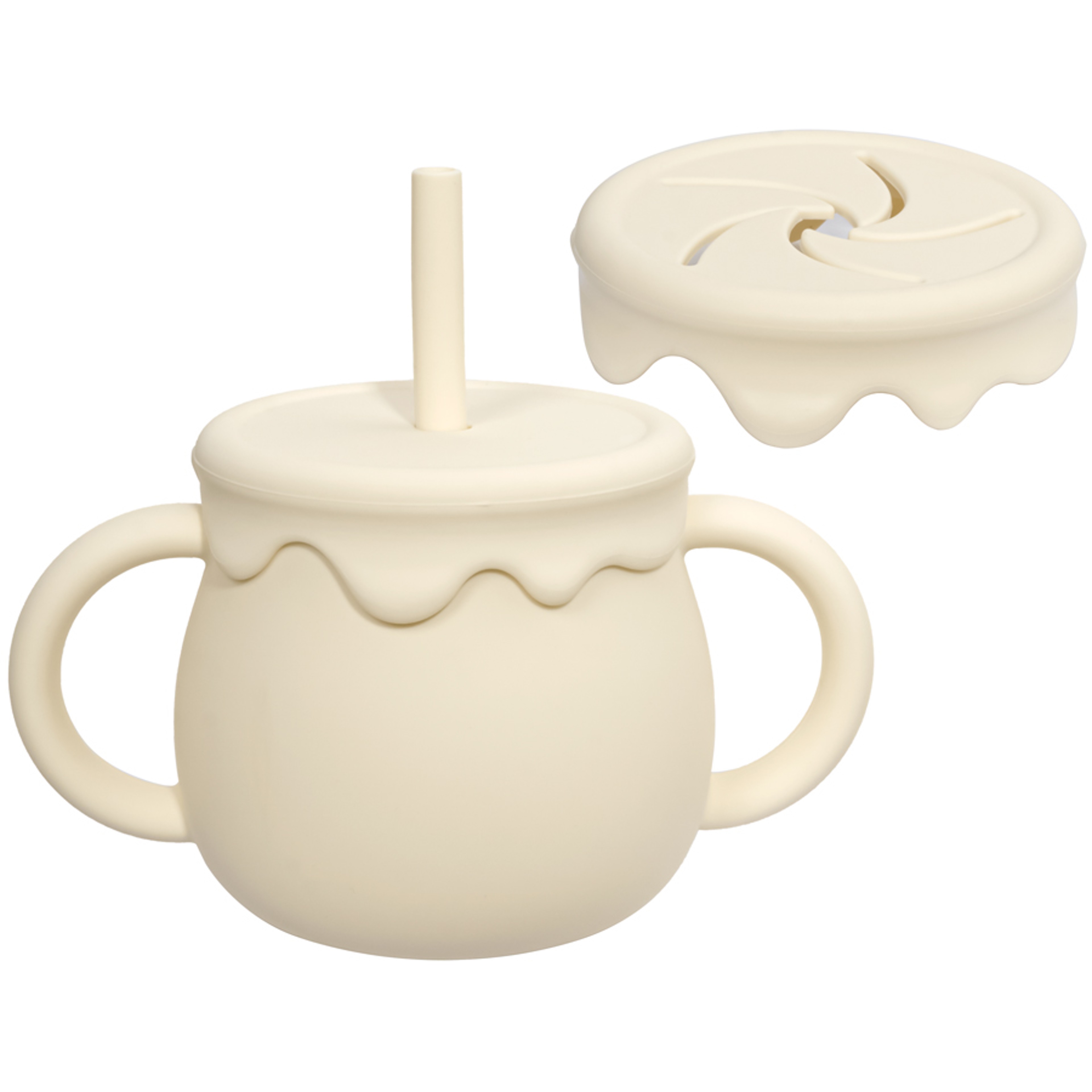 Snack Cup Toddlers Learning Cups Baby Feeding Cups Portable Drinkware Solid Food Container Sippy Cu 8