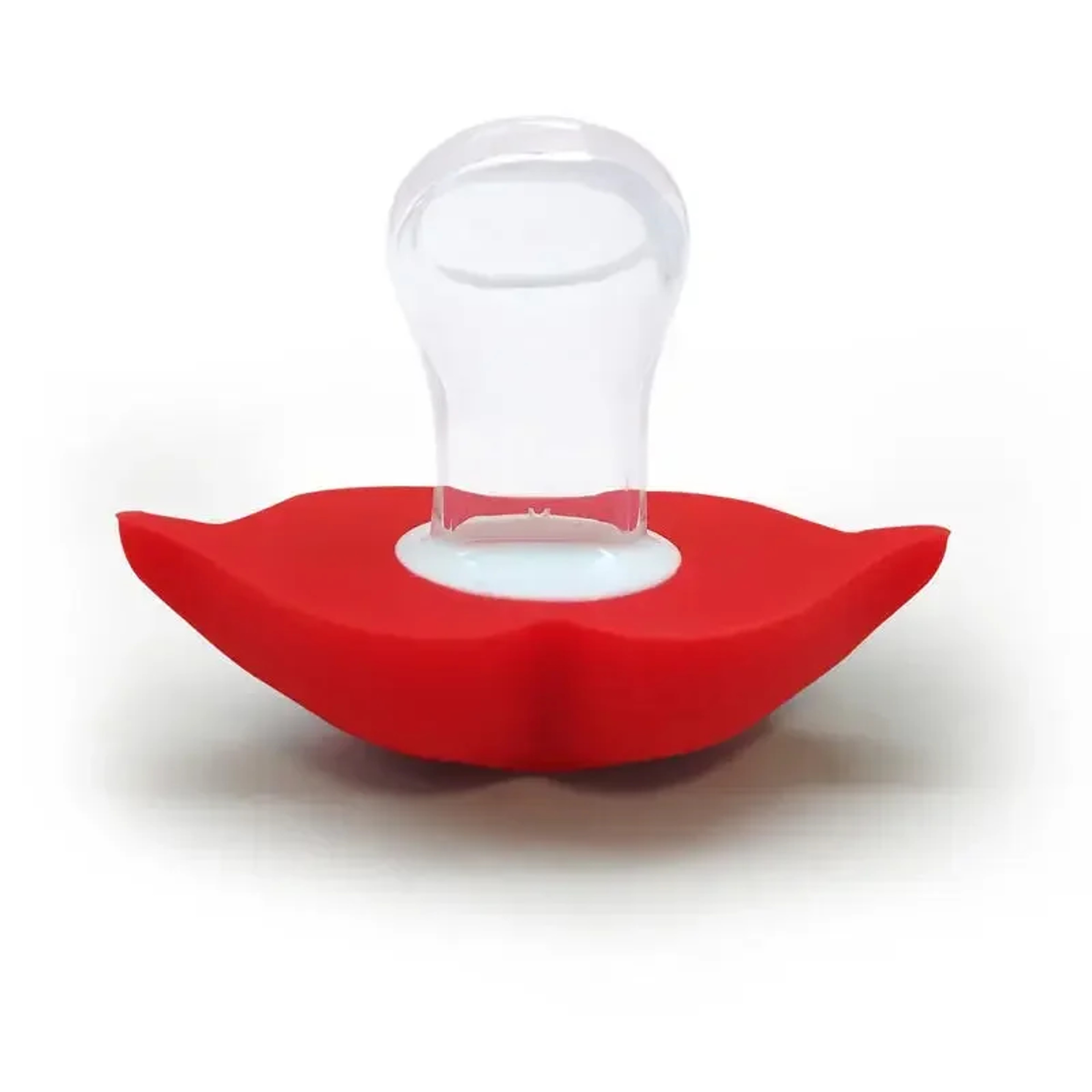 Baby Teether Silicone Funny Mustache Pacifier With Red Lips Orthodontic Nipple BPA Free 5