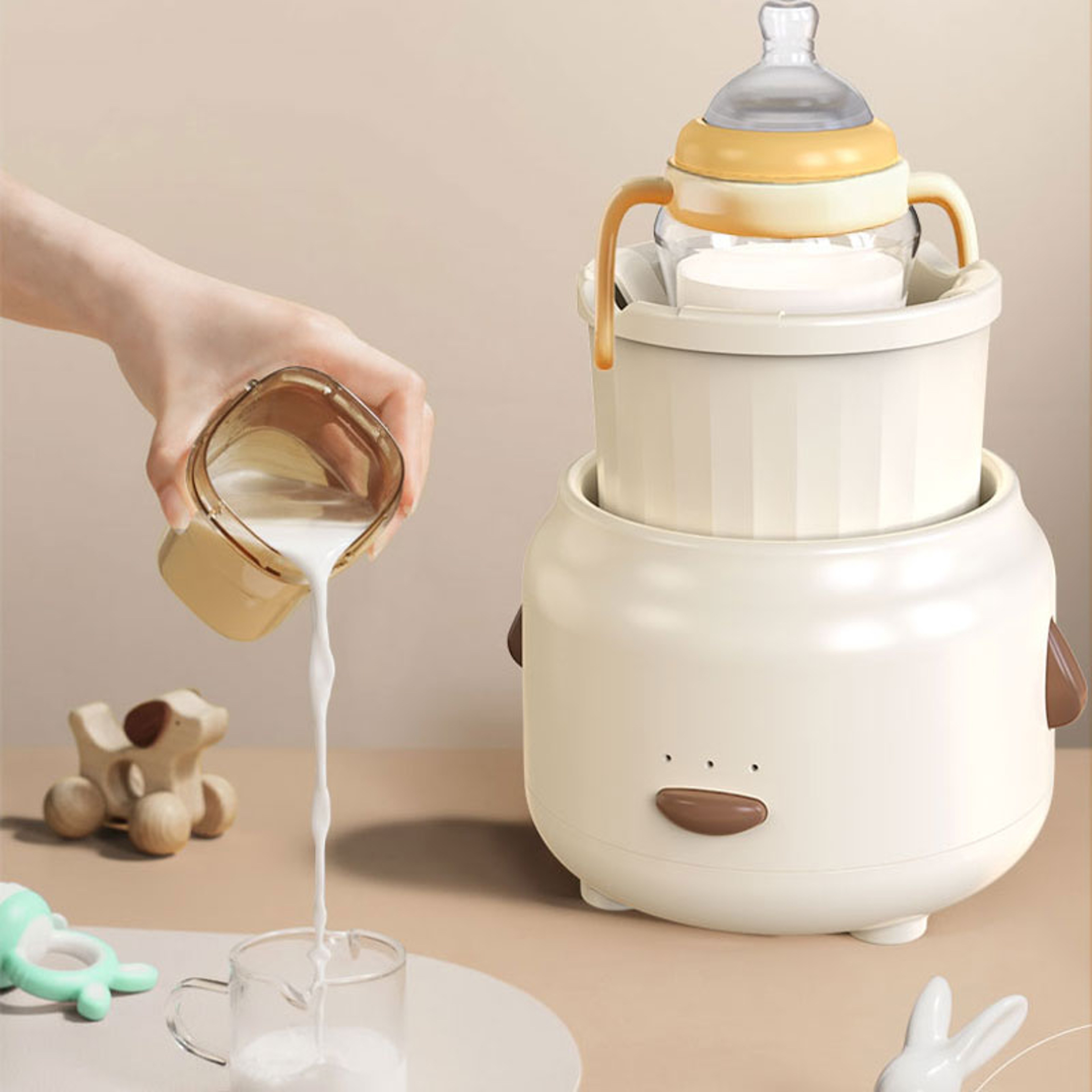 USB Smart Intelligent Milk Powder Mixer, Electric Milk Bottle Shaker, Baby Formula Maker, Lithium Battery Powered – view 8
