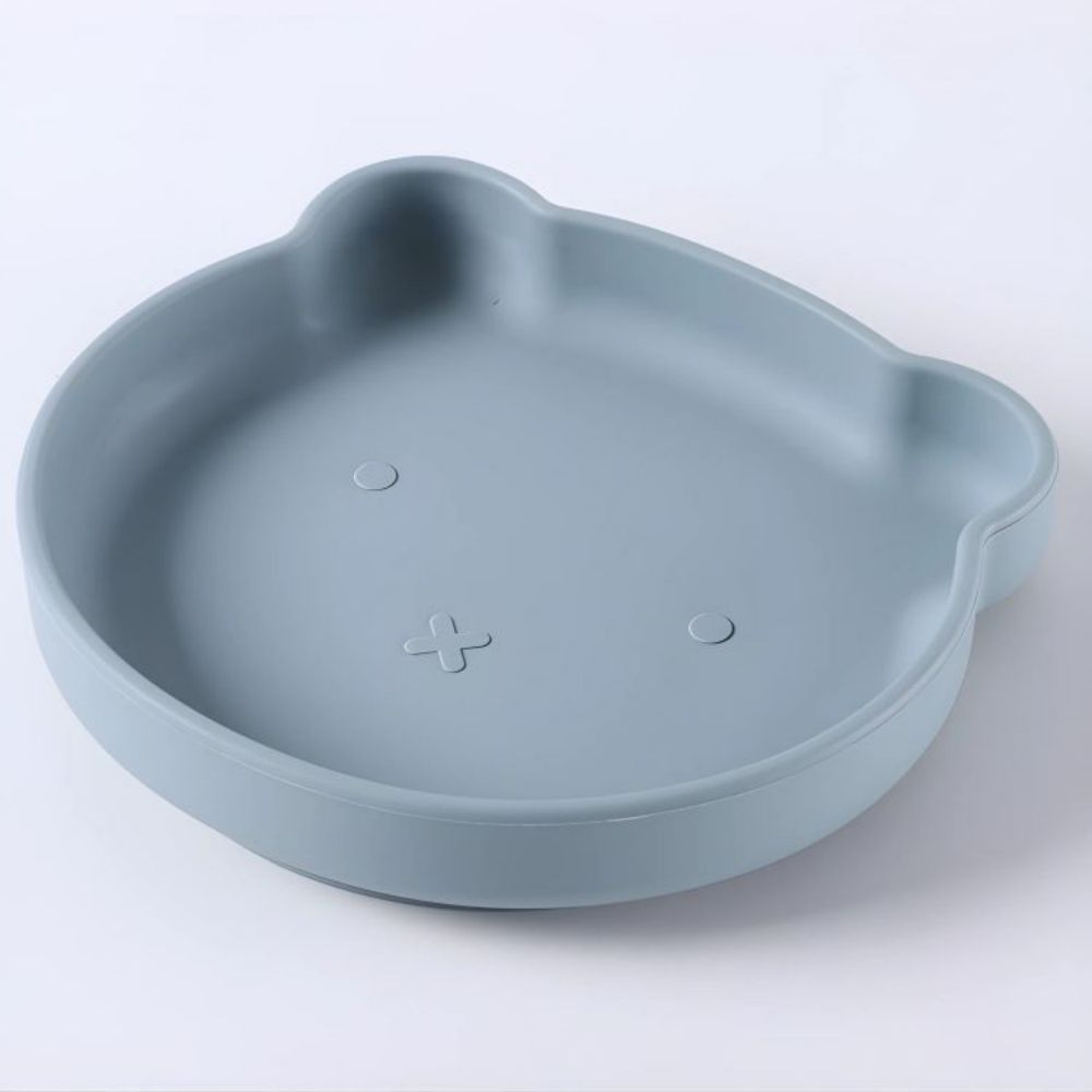 Silicone Tableware Set Cartoon Baby Dinner Plate Fork Spoon Set Baby Silicone Bowl Auxiliary Food B