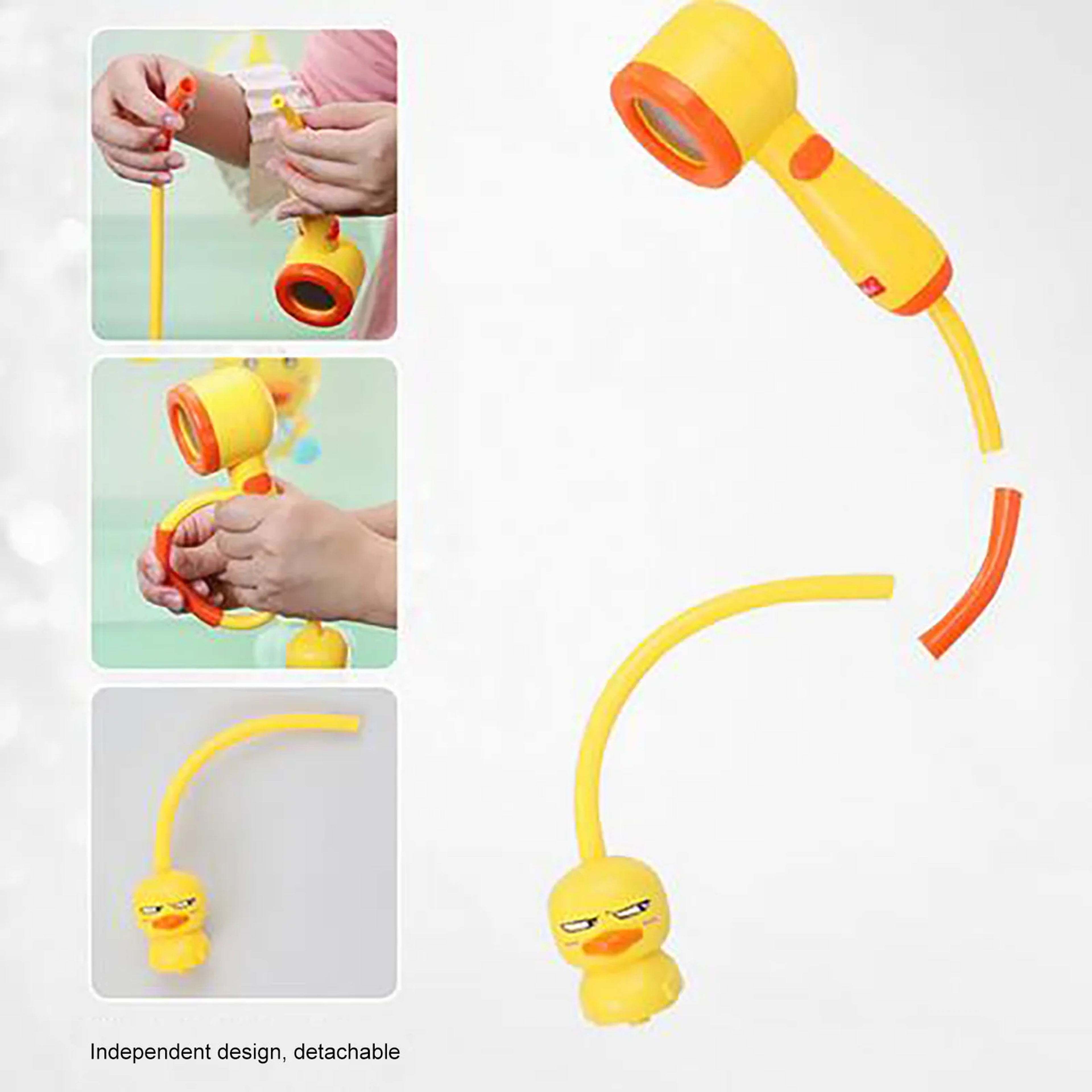Duck Baby Shower Water Toys, Set Water Spray Shower Toys, Bathtub Toys Gifts – view 4