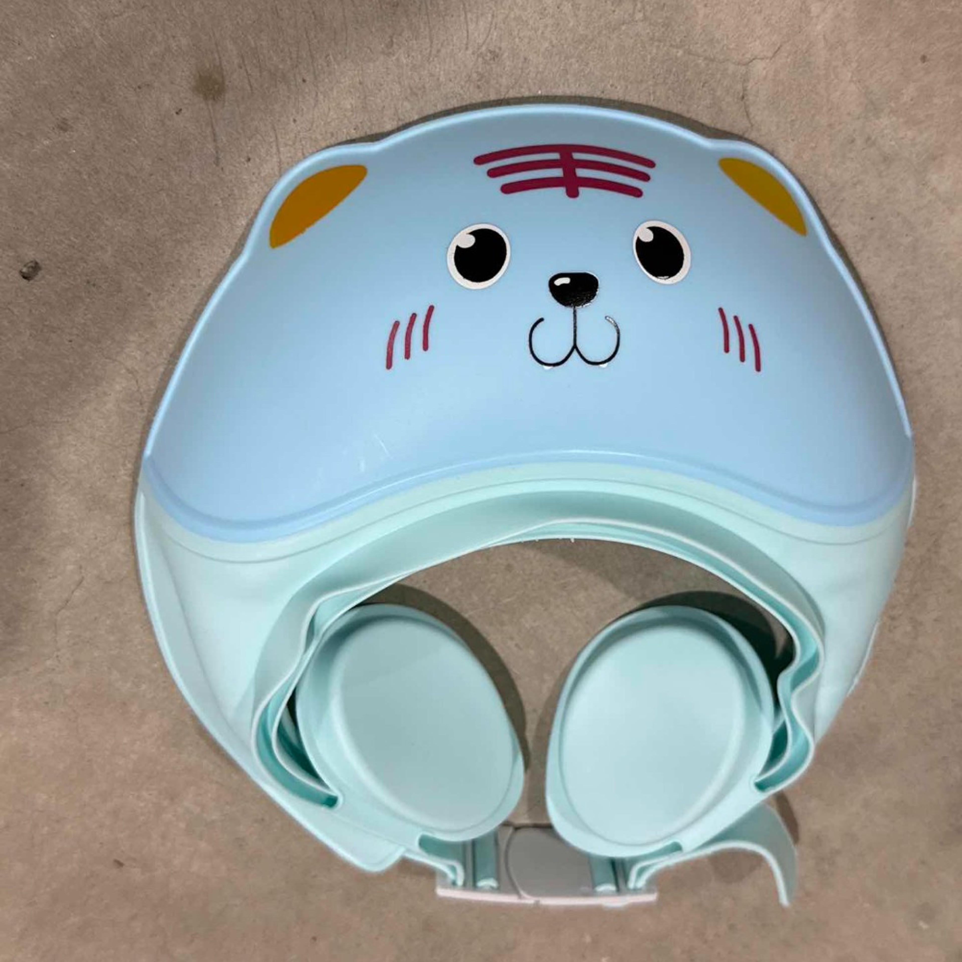 Safety Cute Animal Shape Baby Shower Cap, Soft Ear Protection, Adjustable – view 13