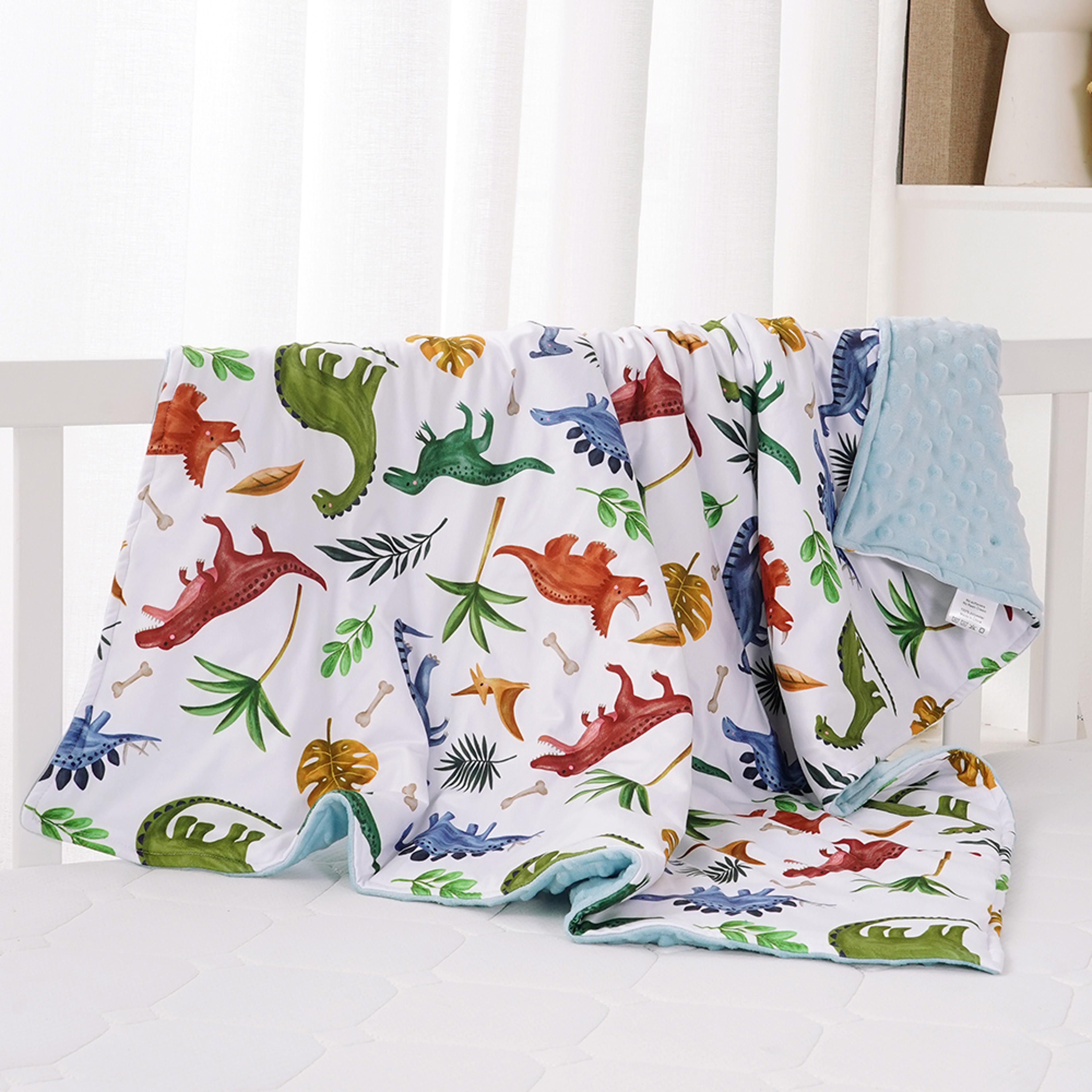 Soft Winter Baby Swaddle Blanket 3 Layers For Newborns 0