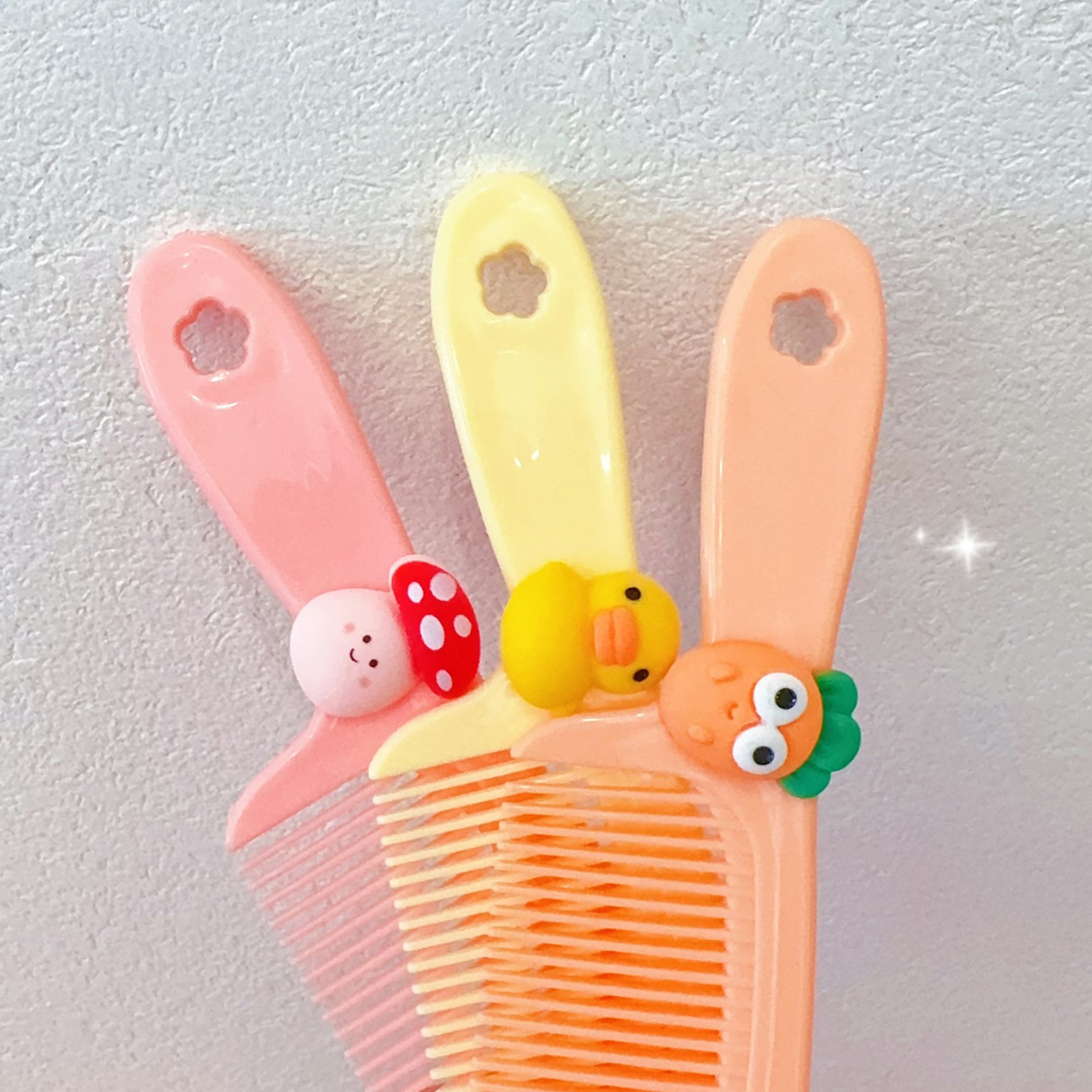 Portable Mini Hair Comb Cartoon For Kids Cute Girl Student Hair Care Professional Salon Comb For Bl 4