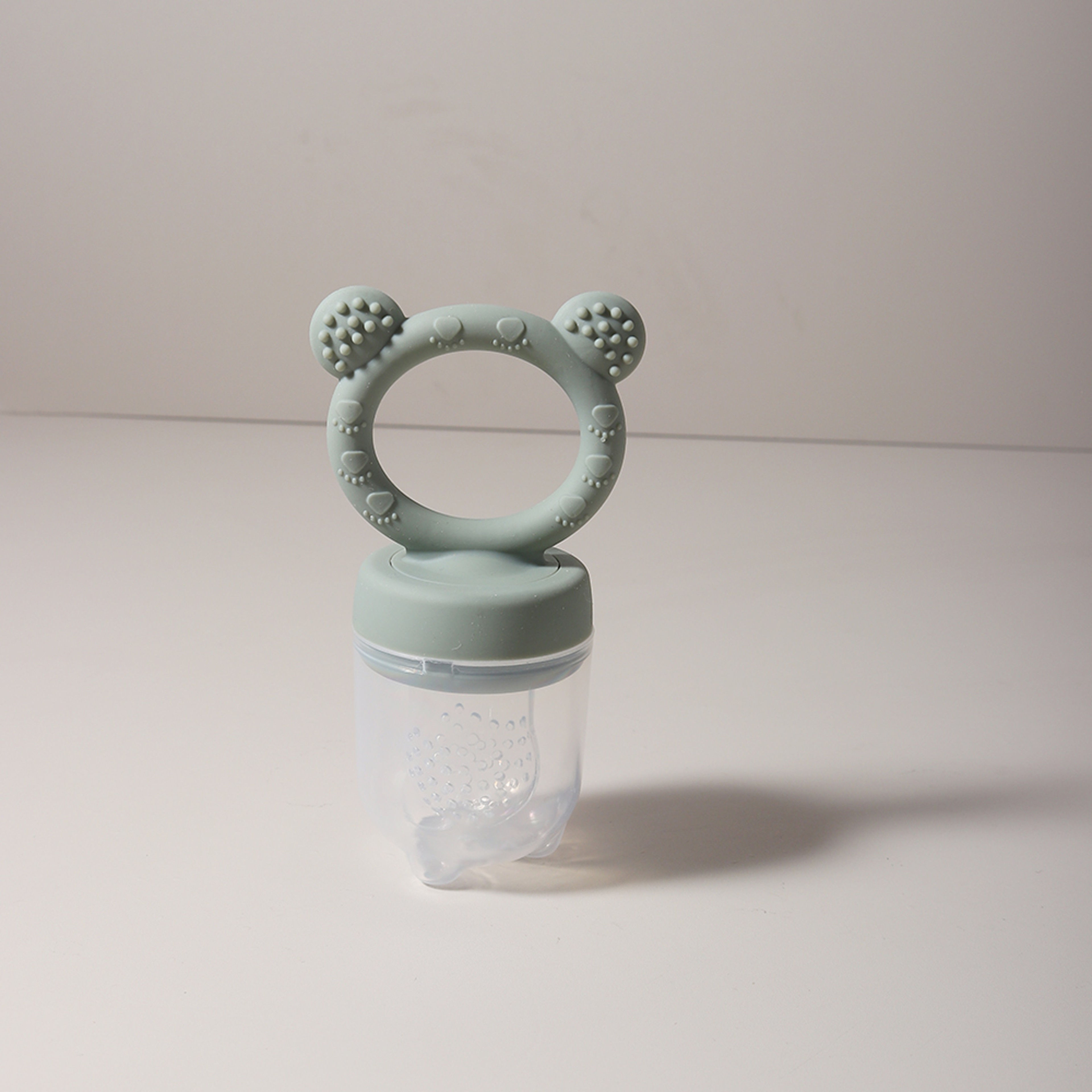 Cute Cartoon Design Baby Silicone Fruit Feeder Chewable Soft Teether Fresh Fruits Bite And Explore  8