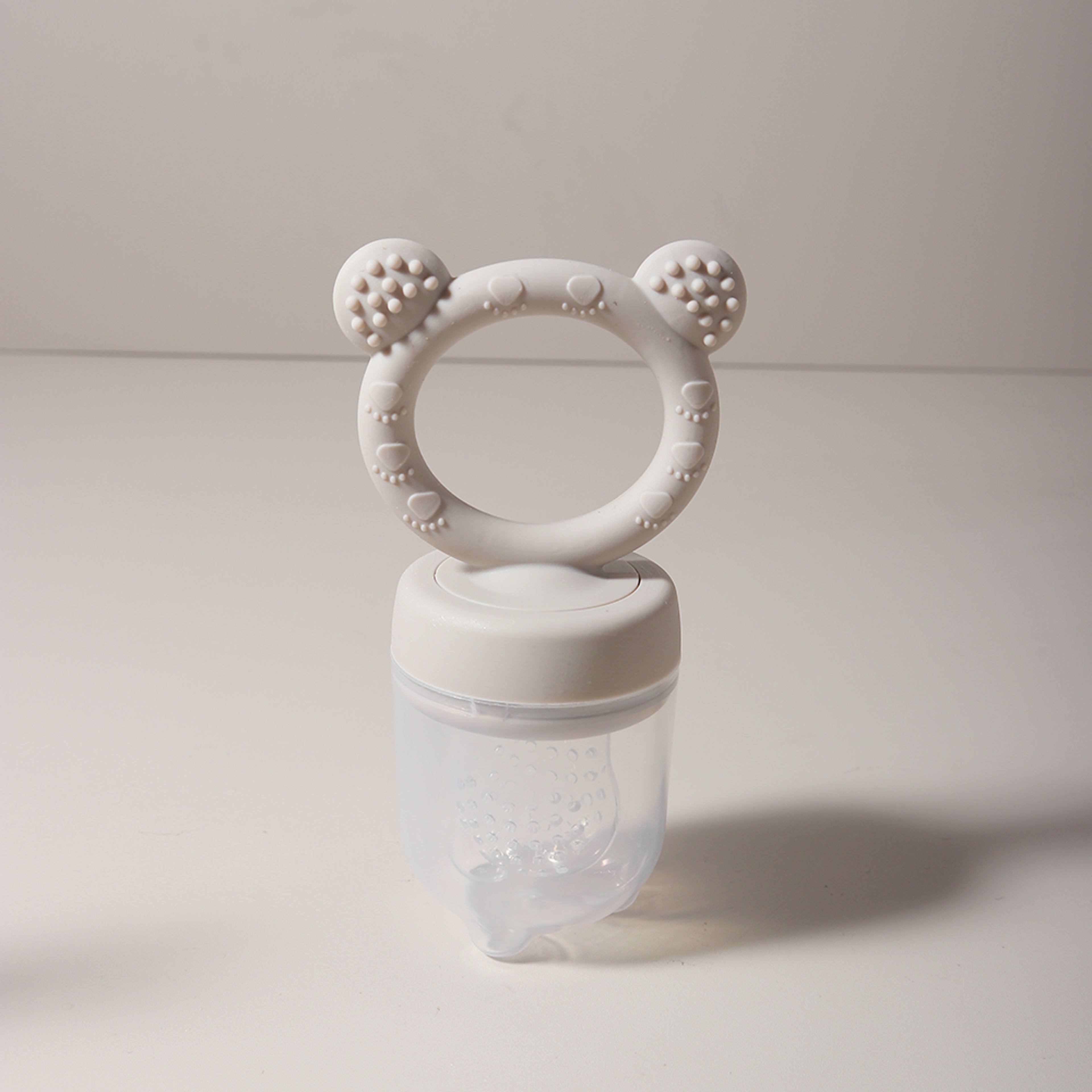 Cute Cartoon Design Baby Silicone Fruit Feeder Chewable Soft Teether Fresh Fruits Bite And Explore  9