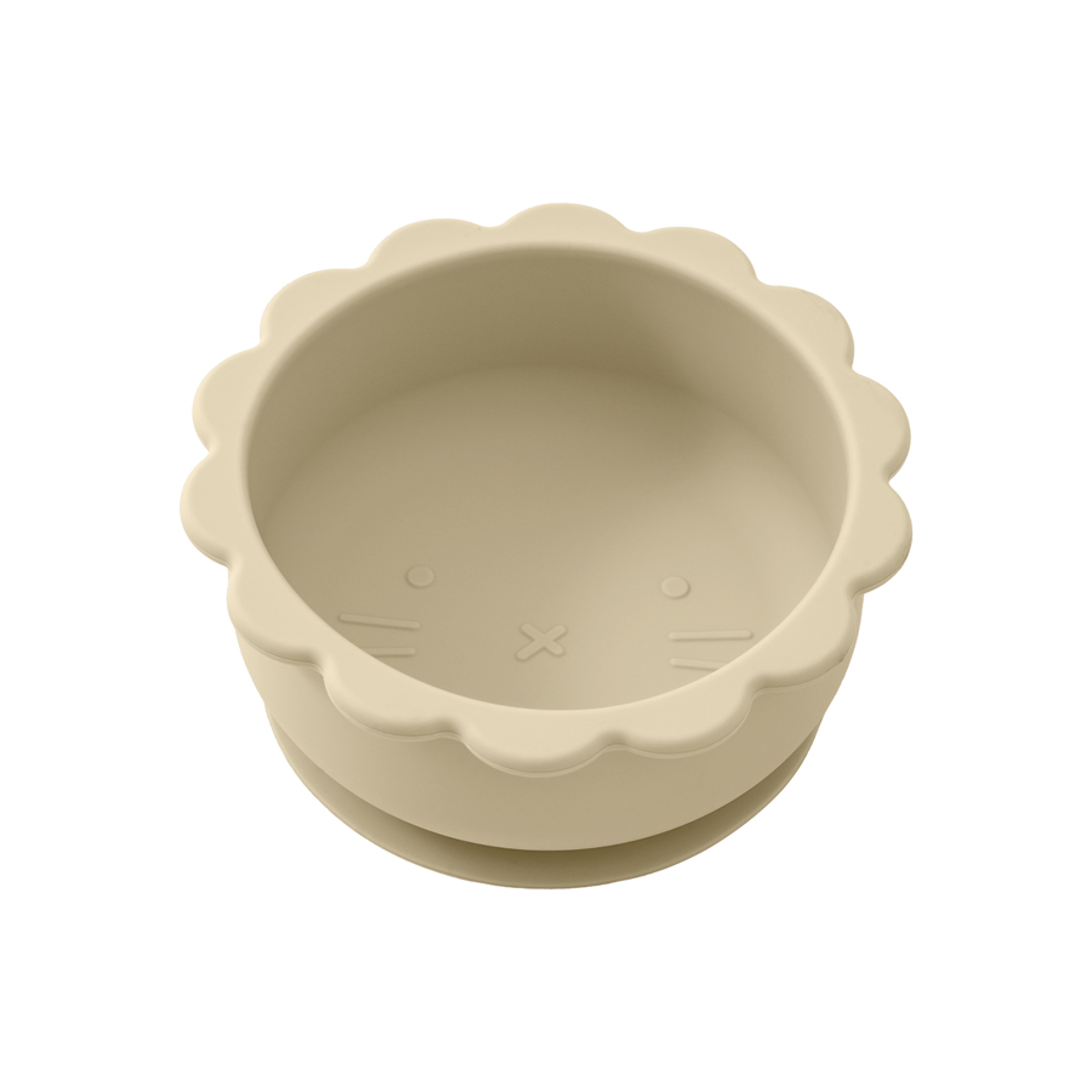 Baby Silicone Bowl Cute Cartoon Lion Shape, Solid Color Baby Food Storage BPA Free Suction Baby Meal Tray – view 10