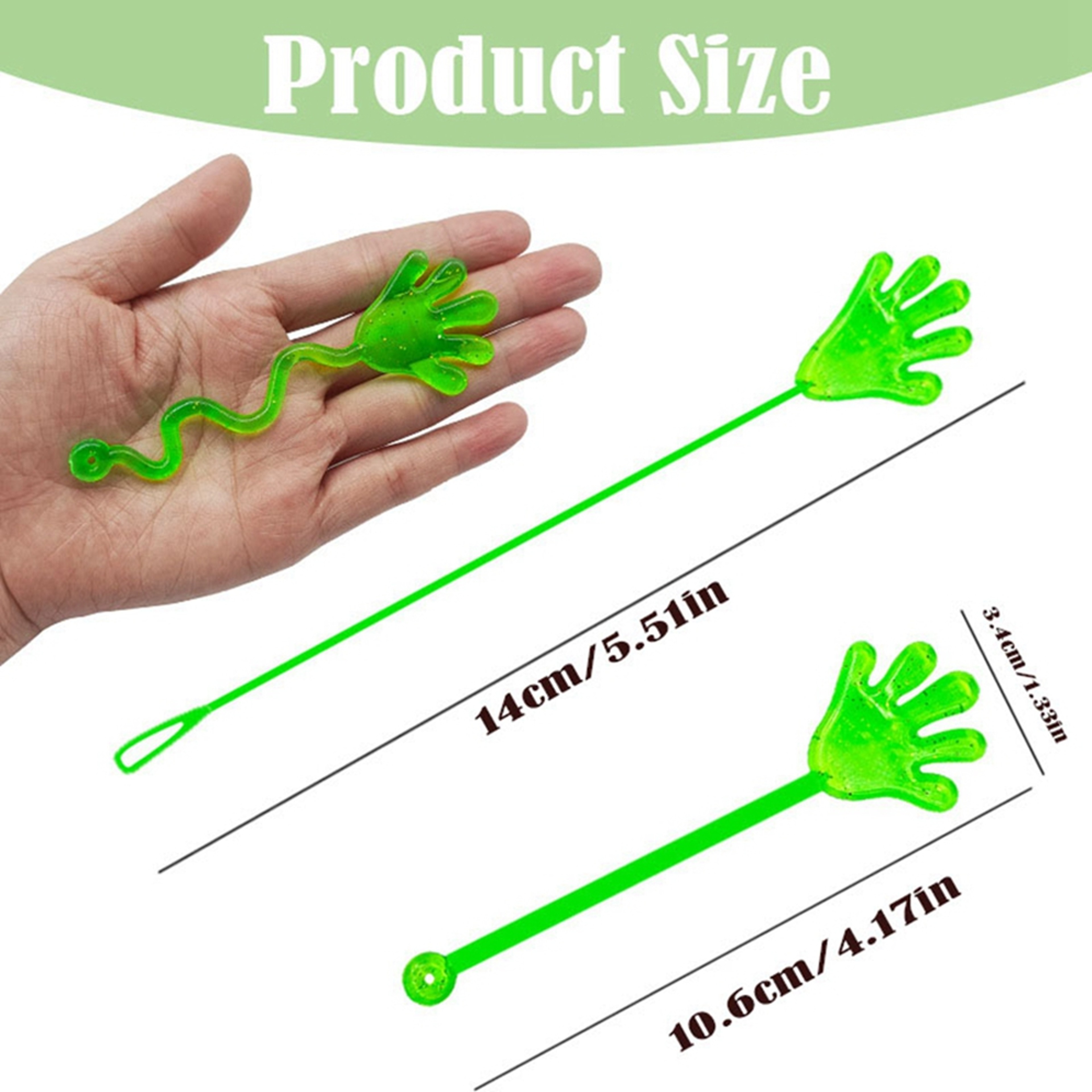 Glitter Sticky Hands For Kids And Adults Mini Stretchy Sensory Toys Party Favors Stress Relief Good 1