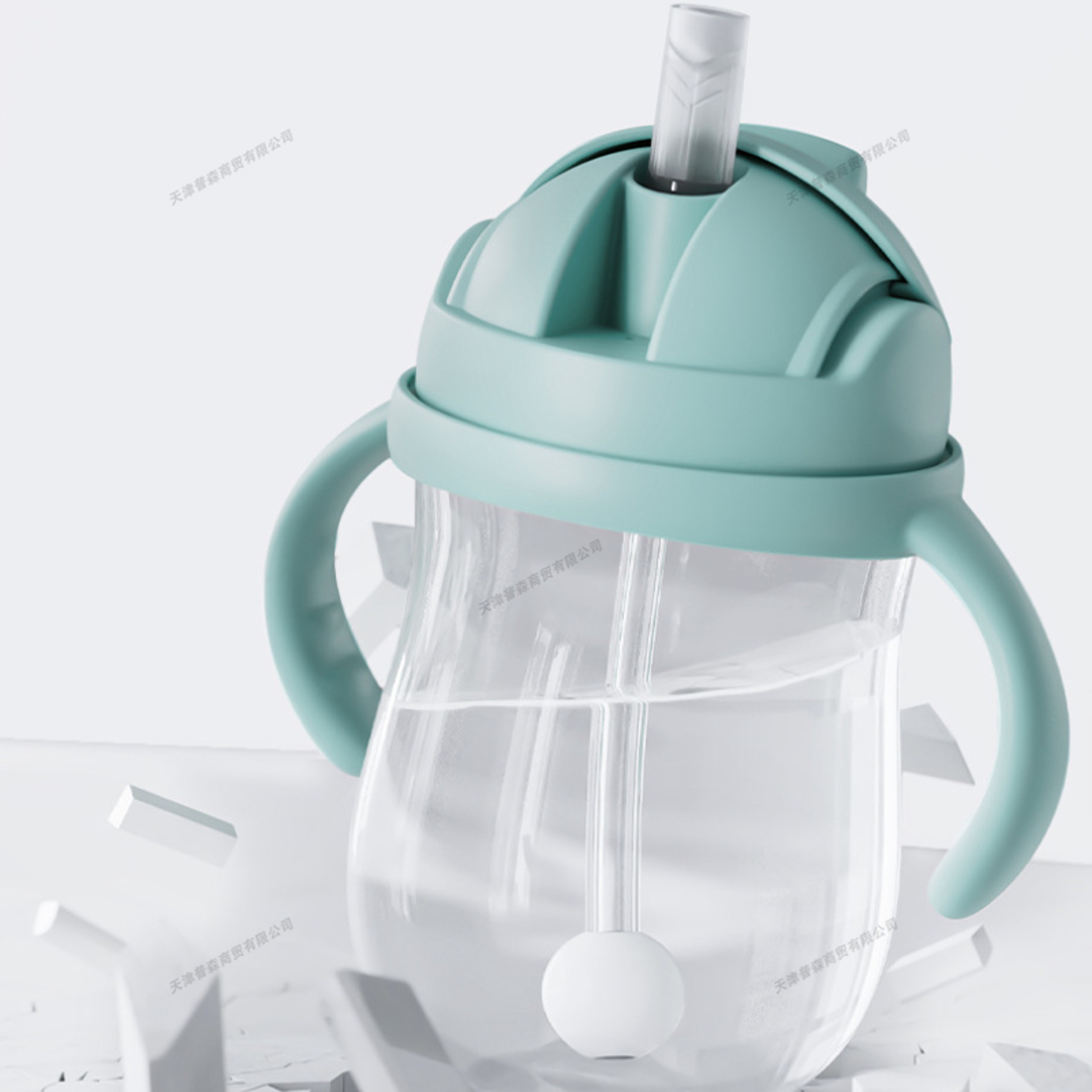 Baby Bottle With Handle Controllable Water Flow Rate Milk Bottle For Children 0