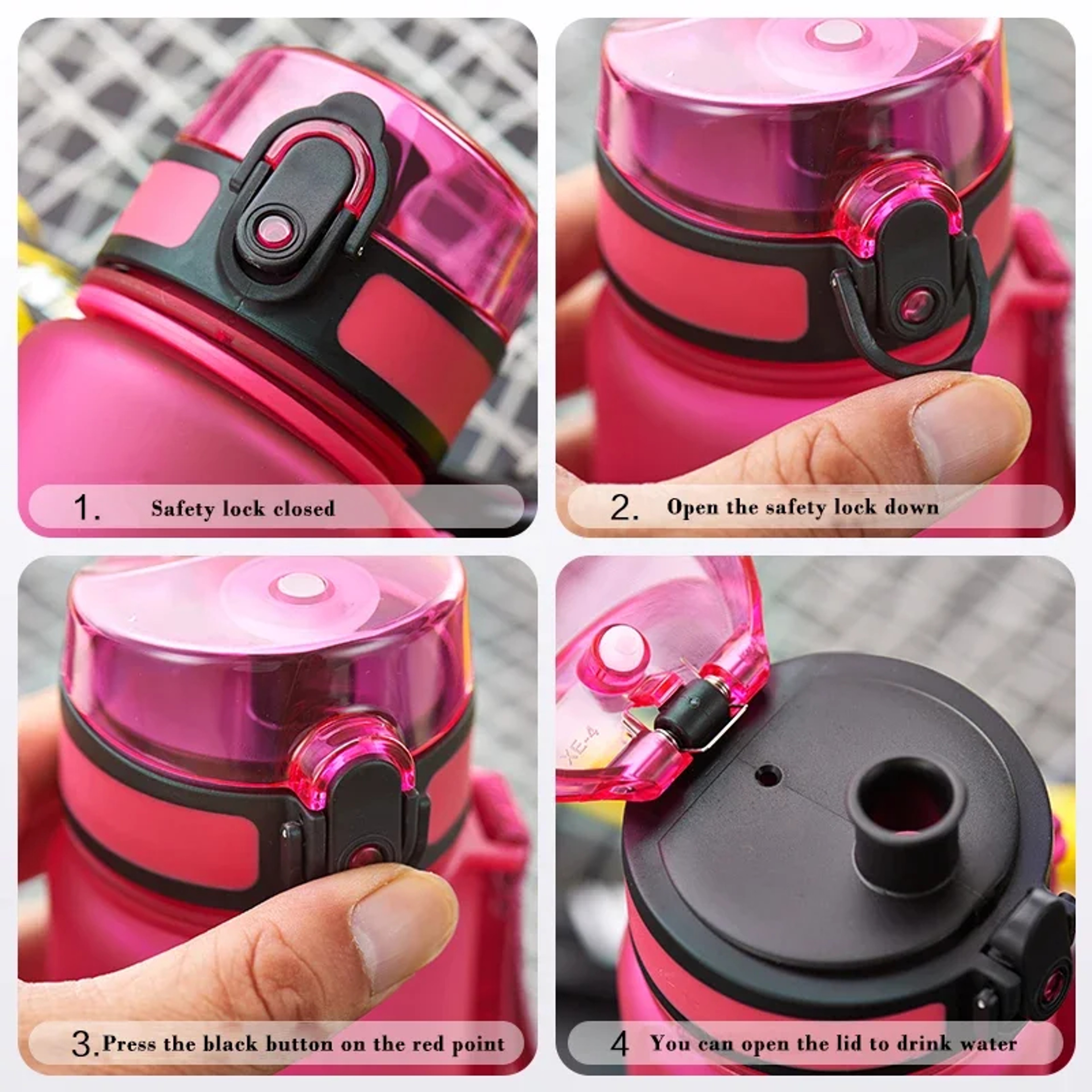 Outdoor Travel Drink Bottle Water BPA Free Hydro Flask Shaker Sports Water Bottle Tritan Plastic Po 1