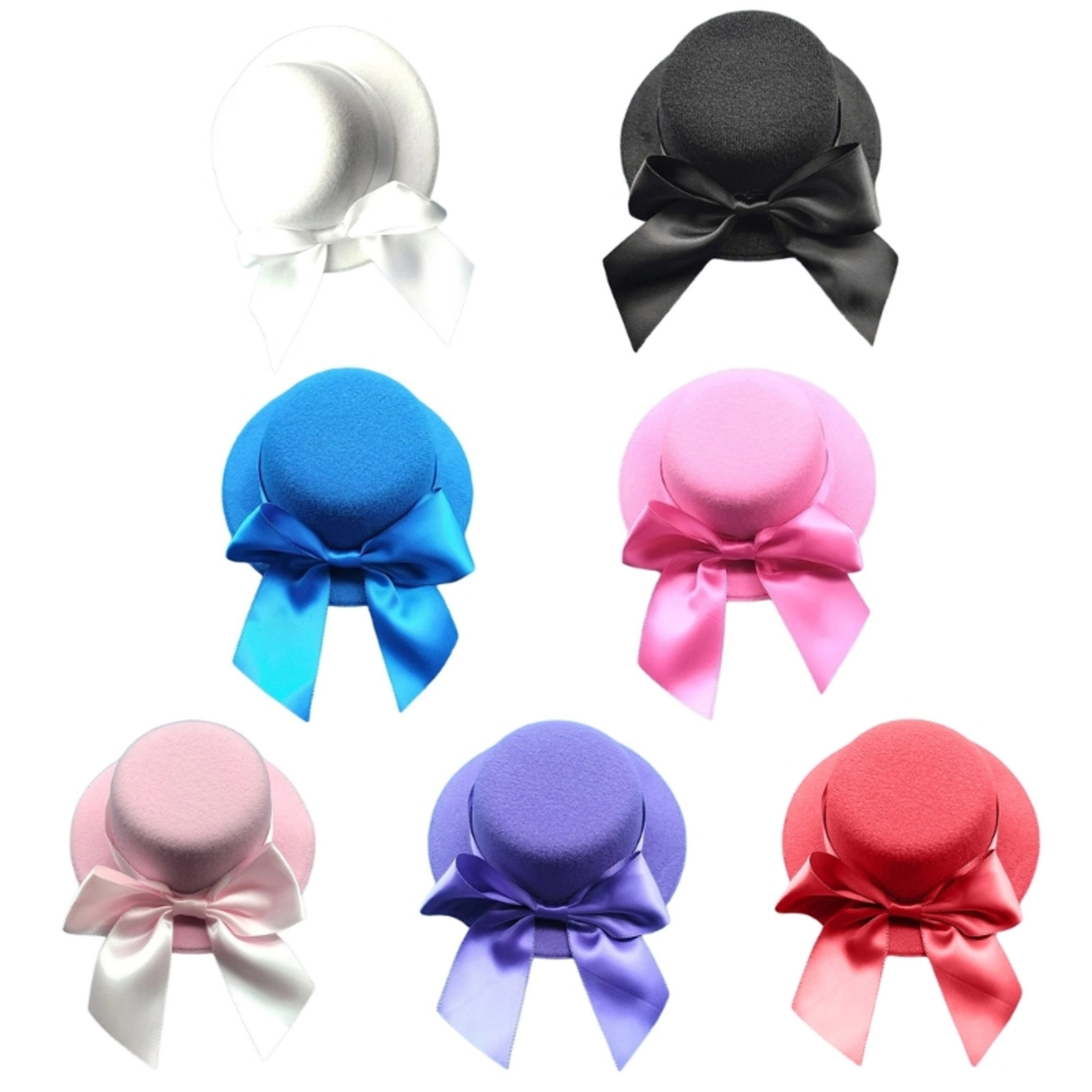 Hair Clip Wedding Hairpin for Girl, Elegant Small Hat Hair Clip Lady Party, Vintage Style Mini Fascinator – view 1
