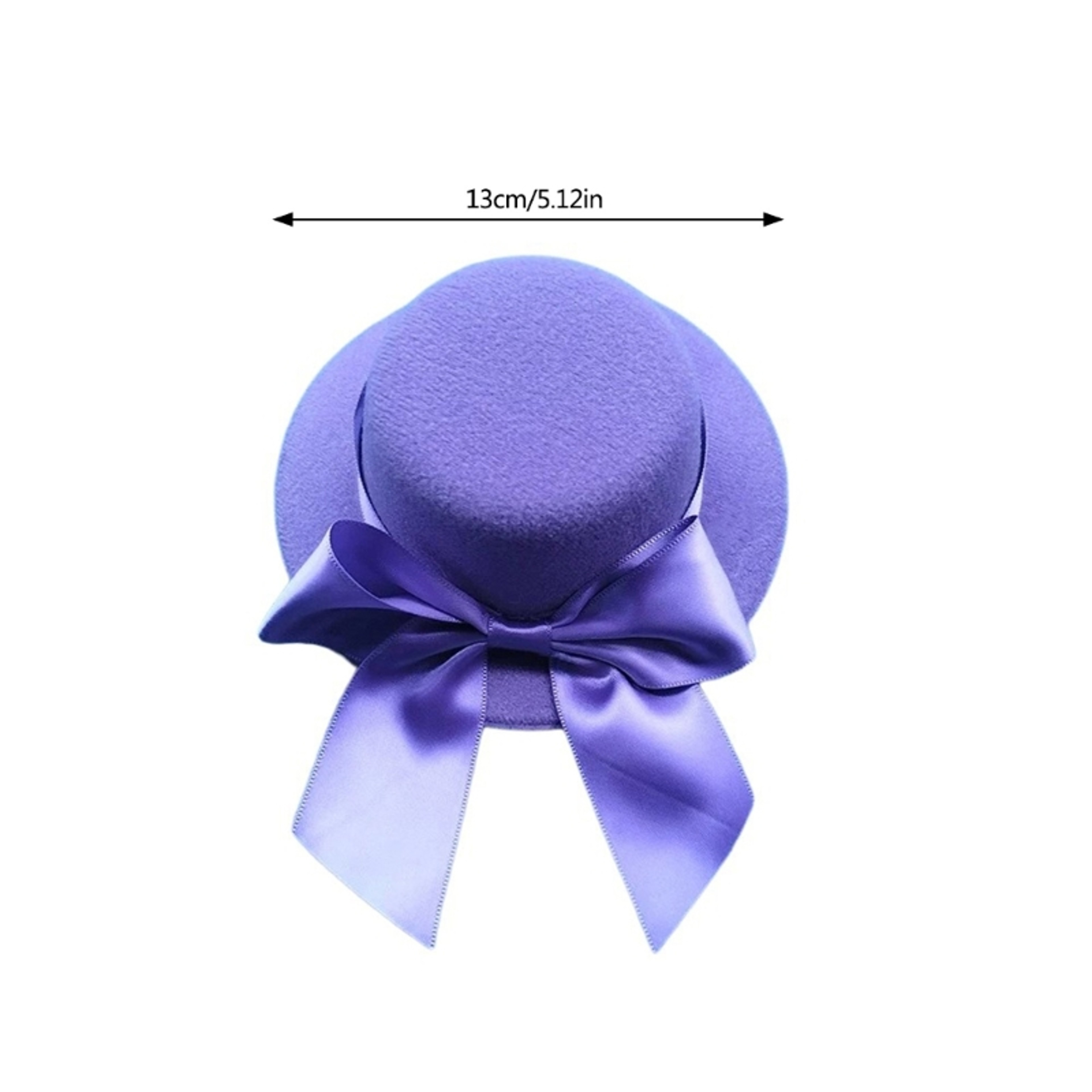Hair Clip Wedding Hairpin for Girl, Elegant Small Hat Hair Clip Lady Party, Vintage Style Mini Fascinator – view 6