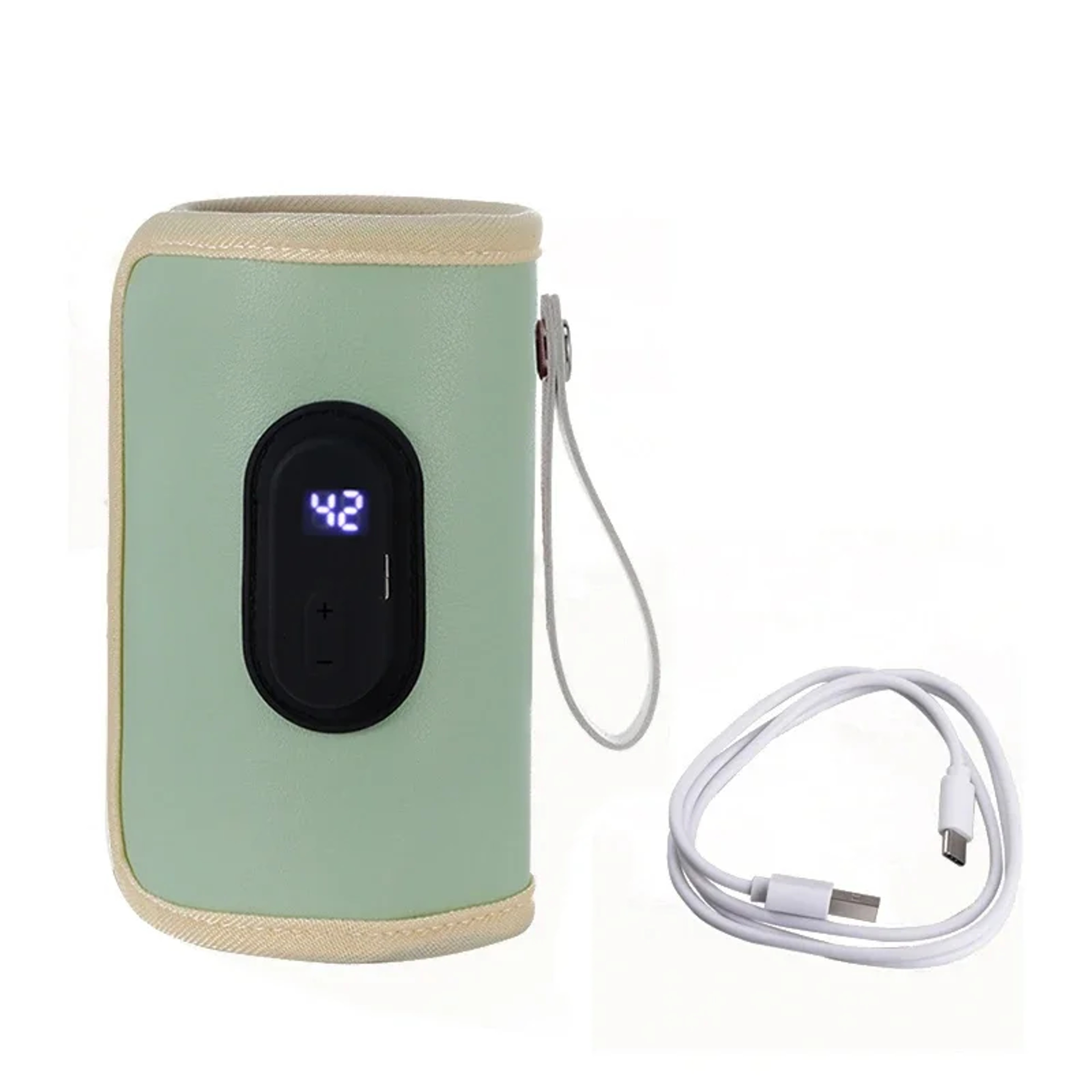 Portable USB Baby Bottle Heater Insulated Bag Safe Milk Warmer For Winter Travel 6