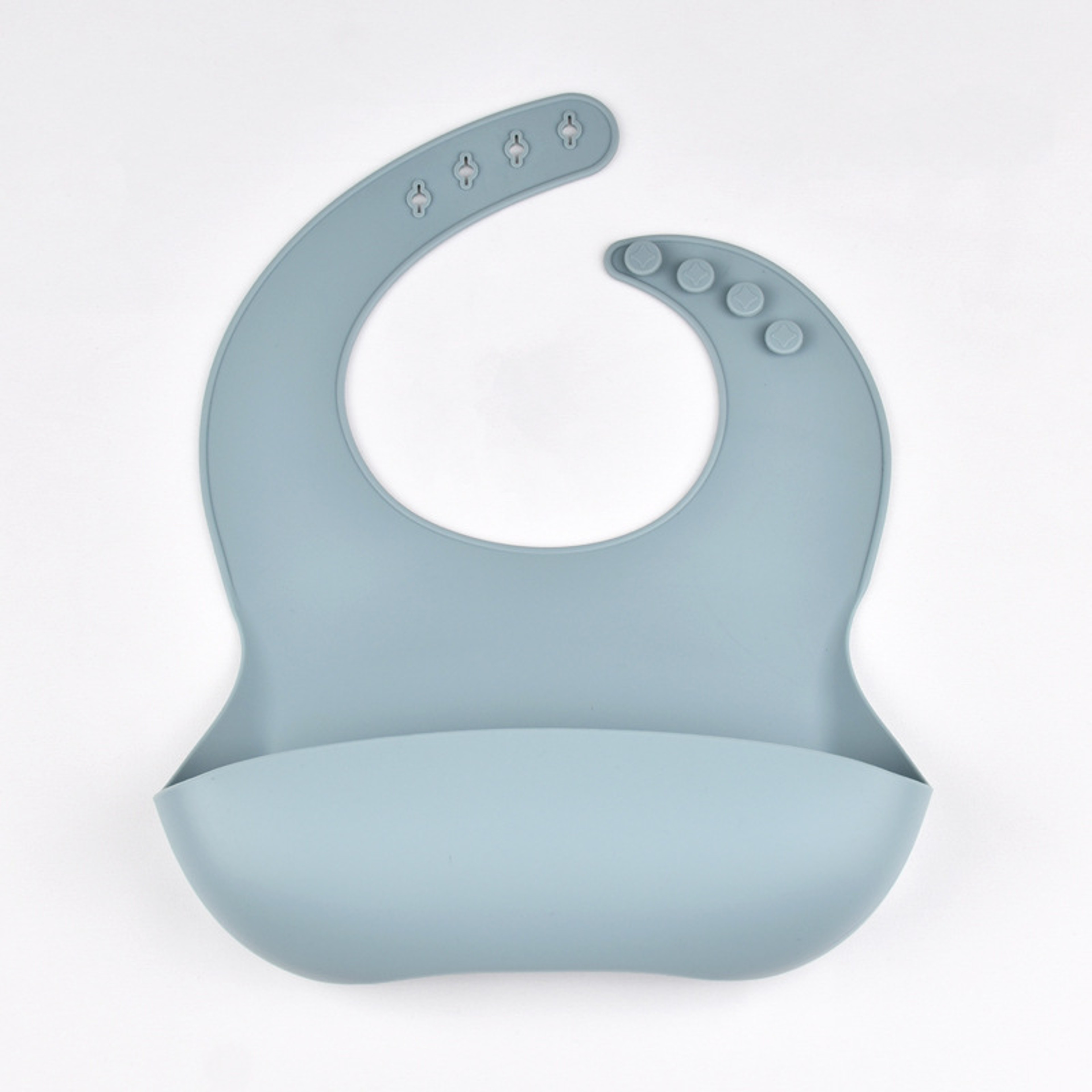 Adjustable Baby Silicone Tray Bib Waterproof Soft Feeding Bib For Newborns 6