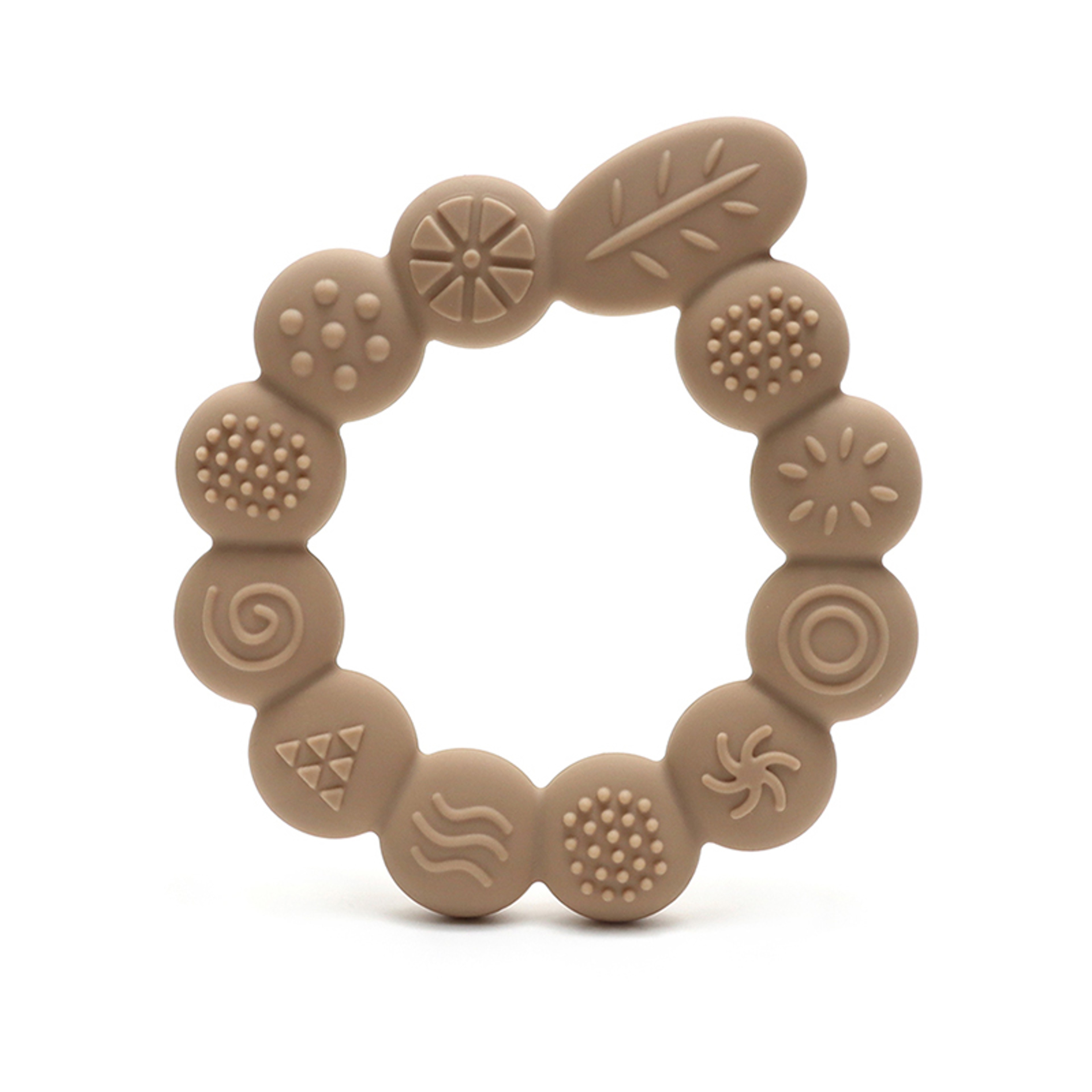 BPA Free Silicone Baby Teething Toys, Newborn Gift Leaf Ring Shape, Infant Care Toy for Boy Girl – view 11