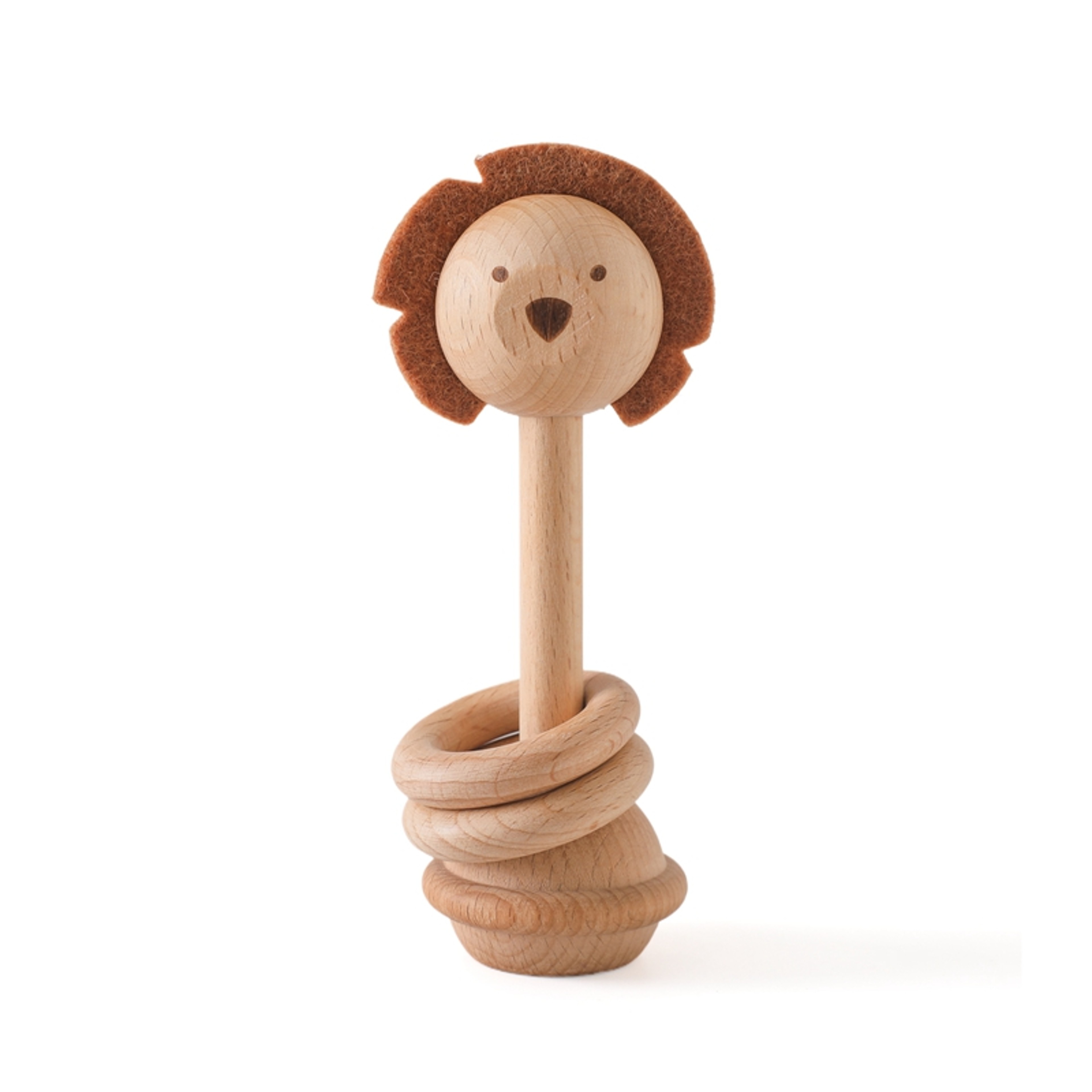 Newborn Rattle Teething Toys Baby Wooden Montessori Toys Cartoon Animal Rabbit Crocodile Blocks Woo 5