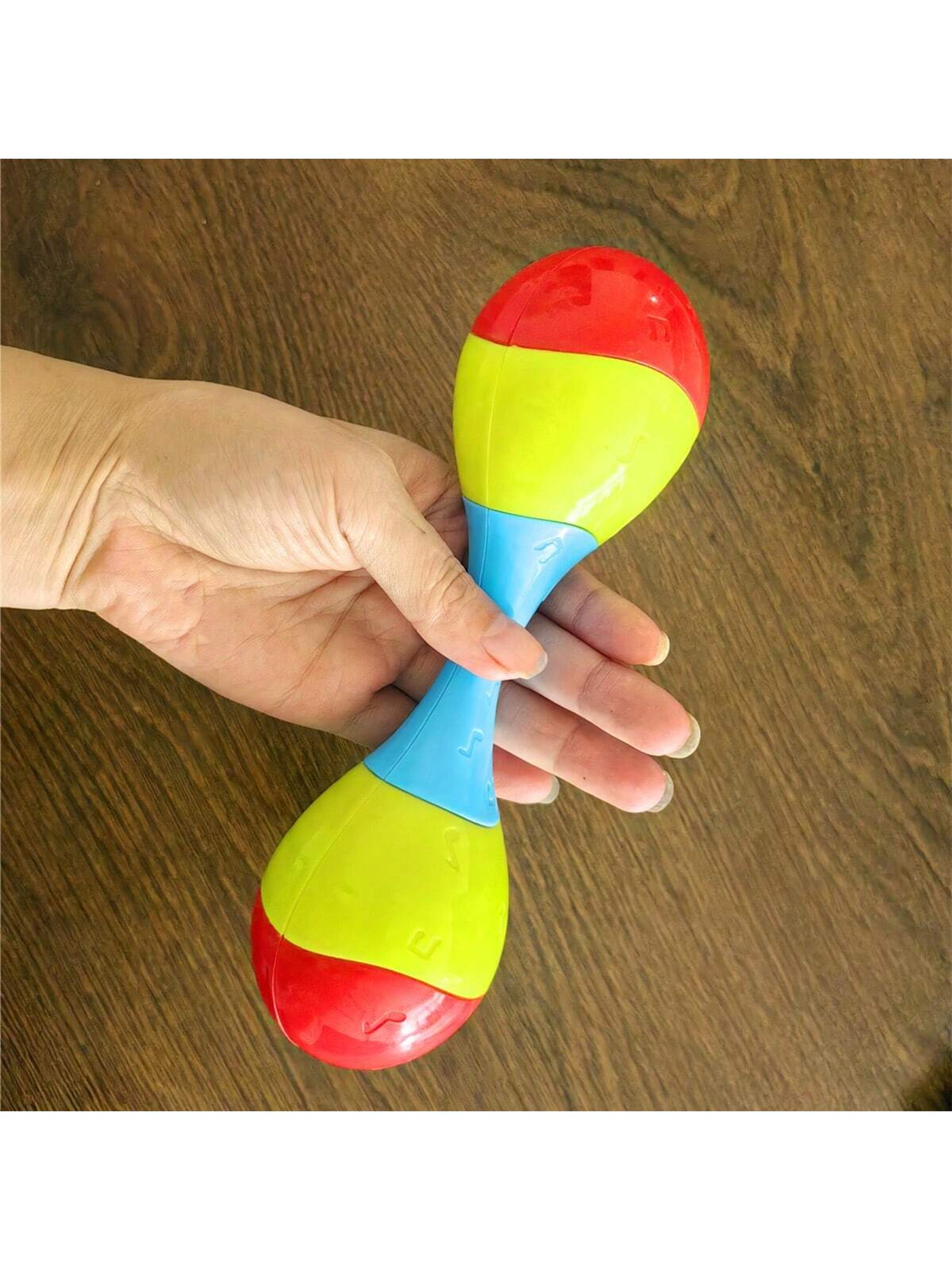 Plastic Sand Hammer Toy, Kids Musical Toy, Rattle Maraca Percussion Toy – view 5