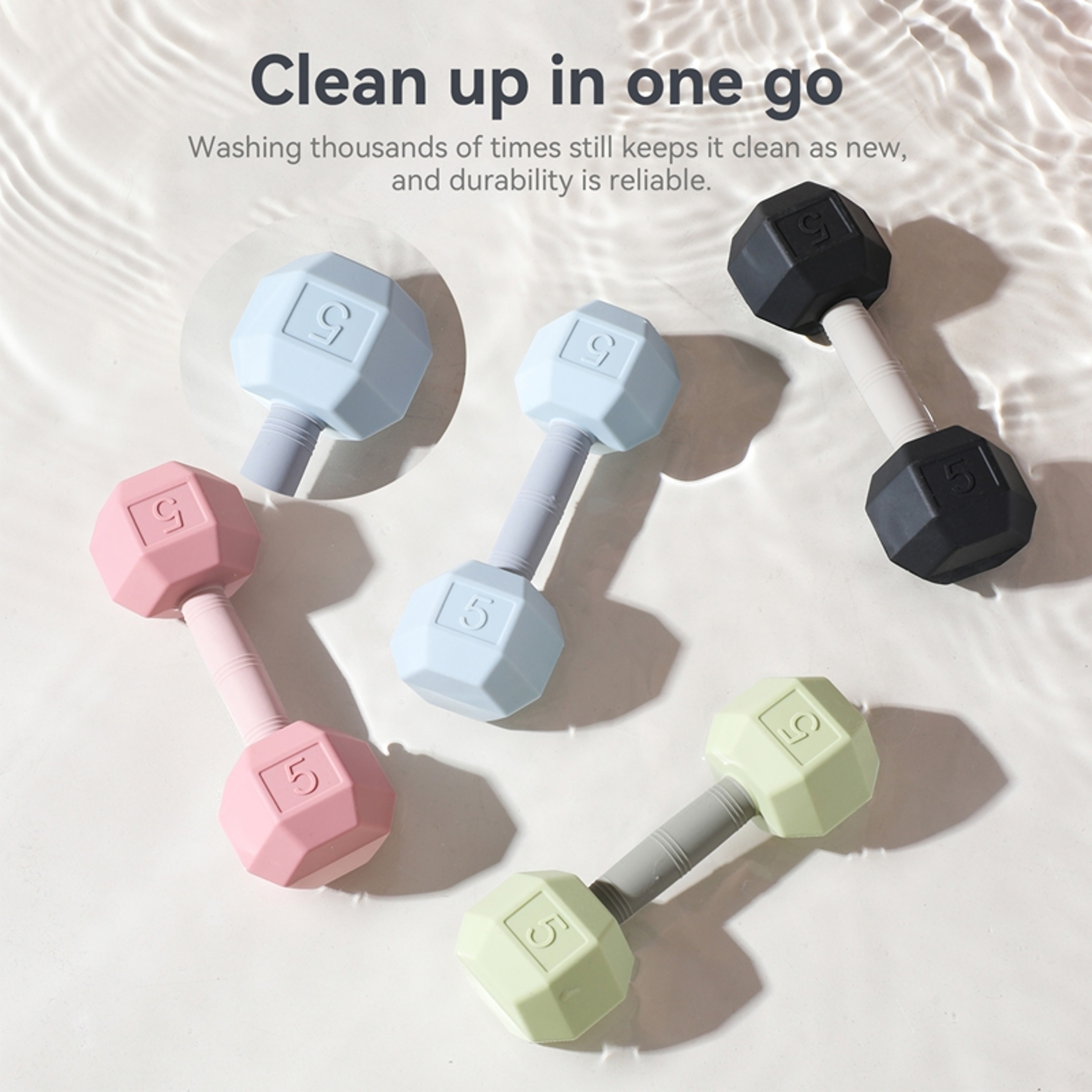 Silicone Baby Teething Cartoon Dumbbell Rattle, Sensory Cognitive Toys, Music Bell, Baby Crib Toys, Perfect Baby Gifts – view 5