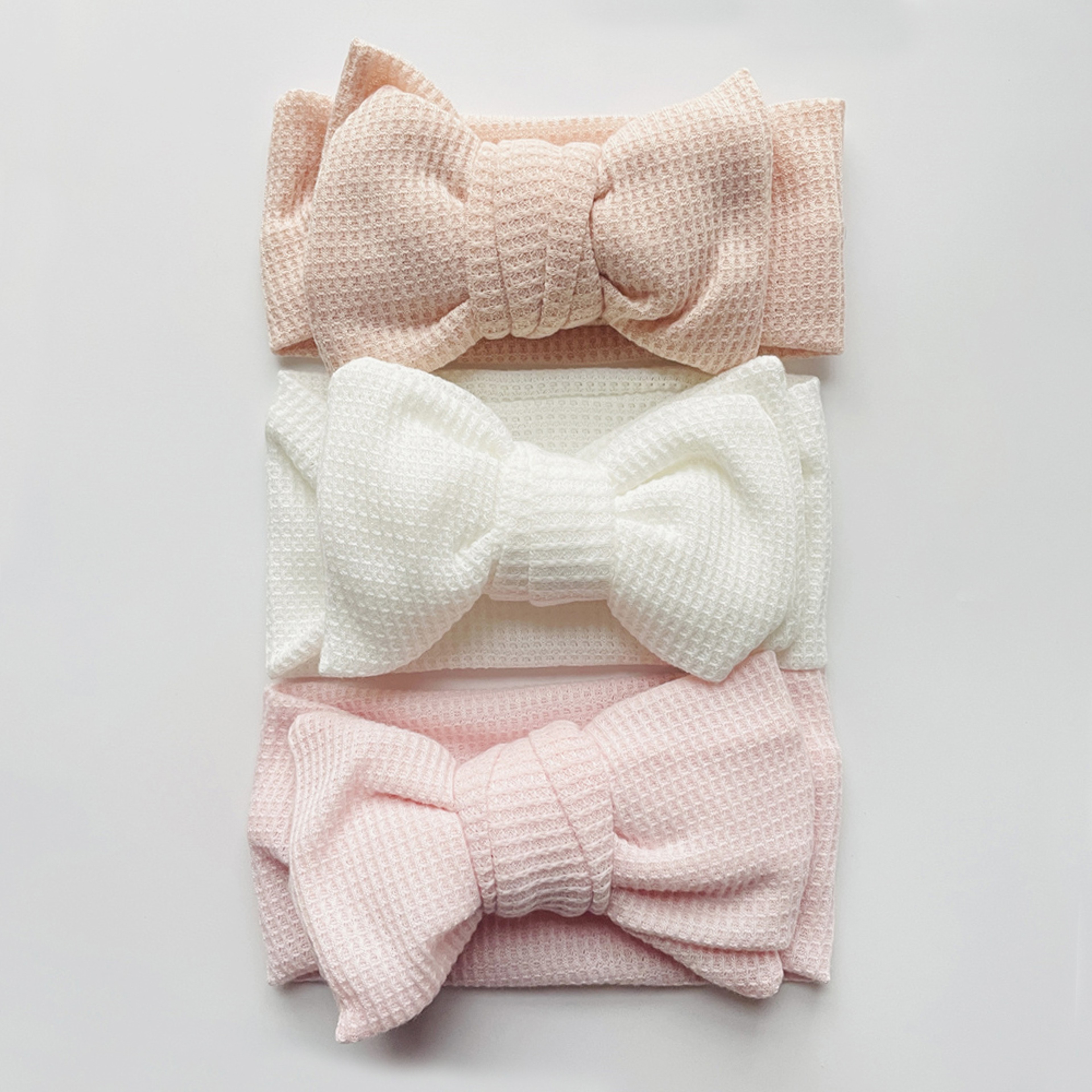 Baby Girl Bow Headband for Children Newborn Baby Turbans for Babies Solid Big Bowknot Headbands Infant Baby Hair Accessories – view 1