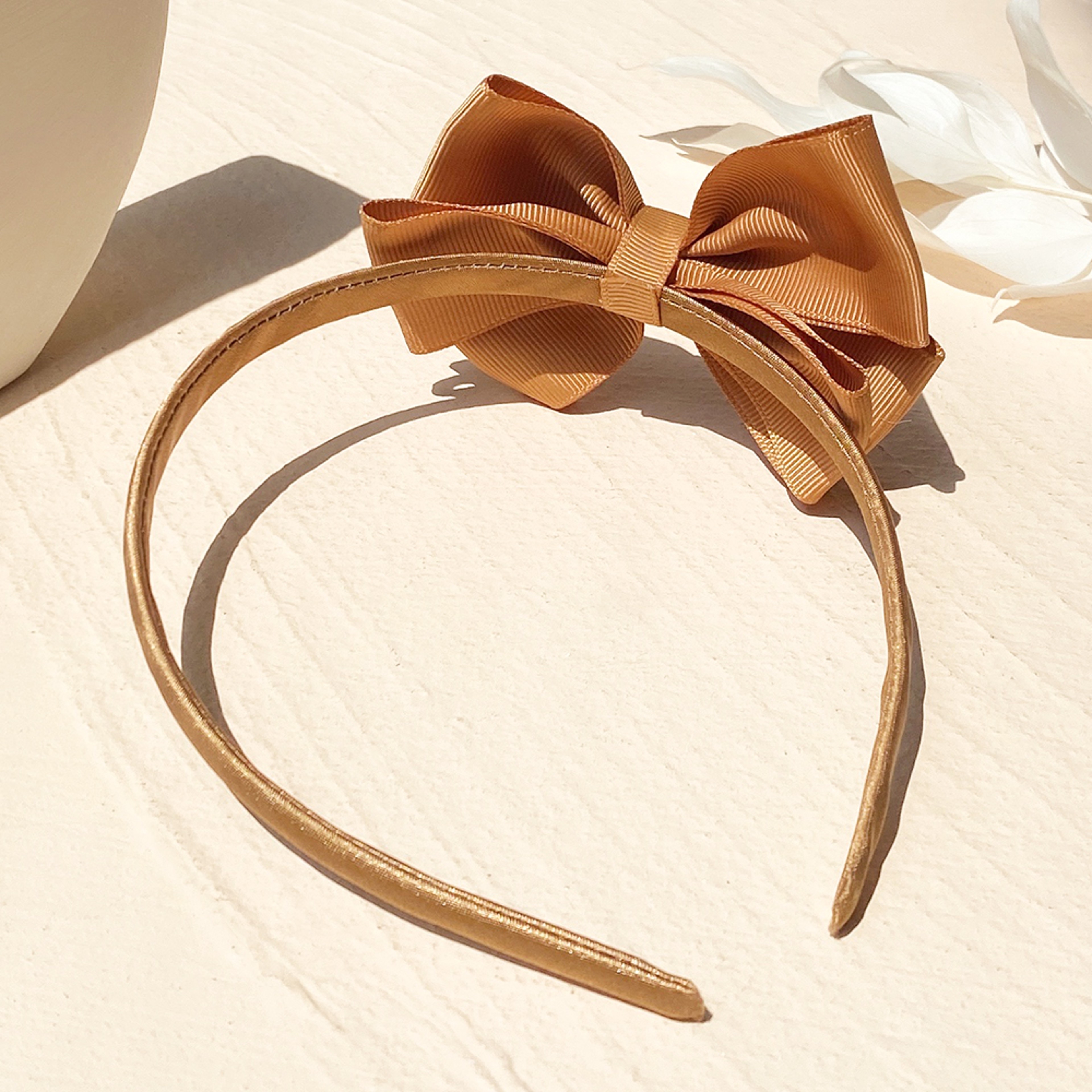 Handmade Hair Bows For Baby Girls Cute Bowknot Headband Headwear 4
