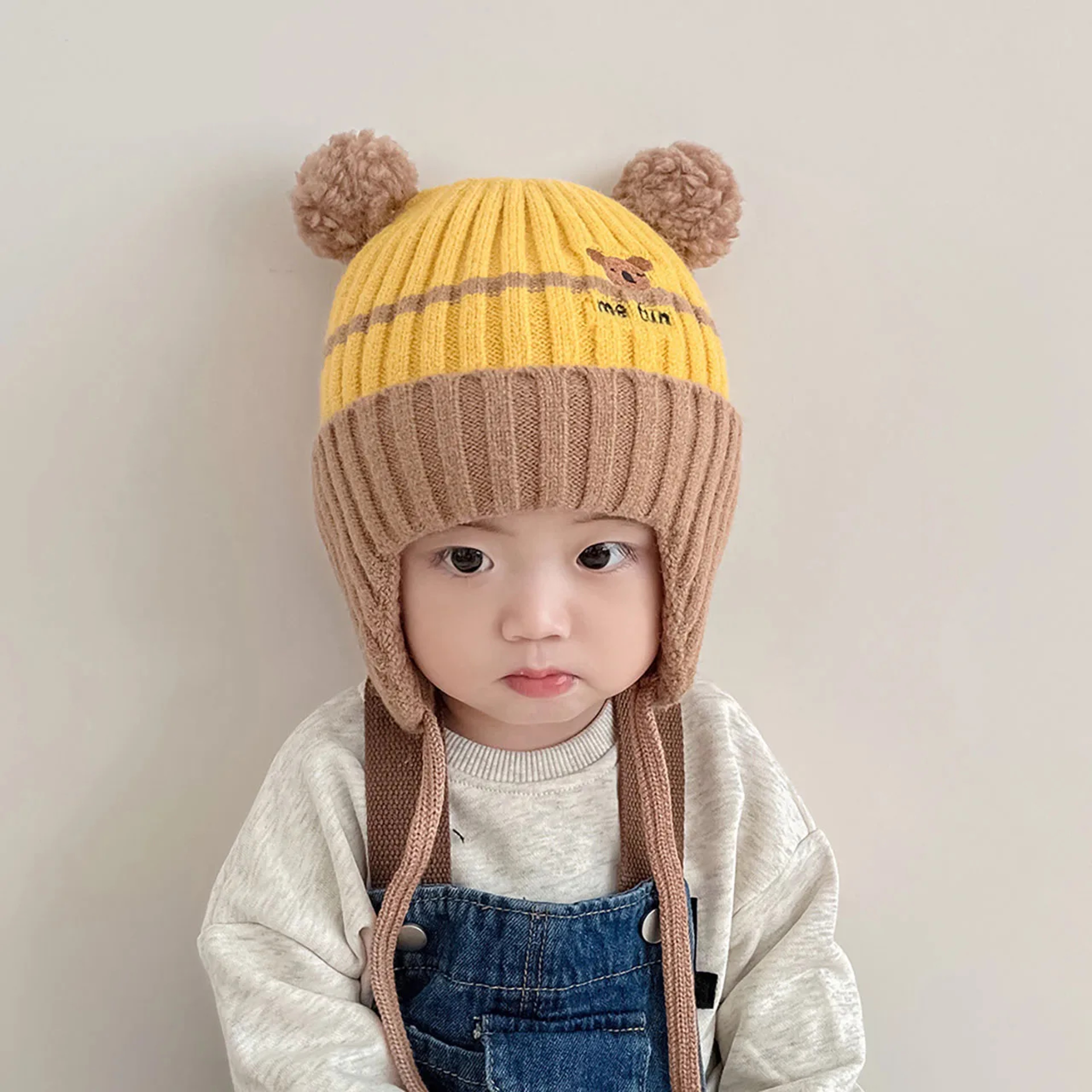 Cute Cartoon Animals Baby Hat Winter Warm Knitted Beanies For Boys And Girls AntiCold Toddler Kids  6