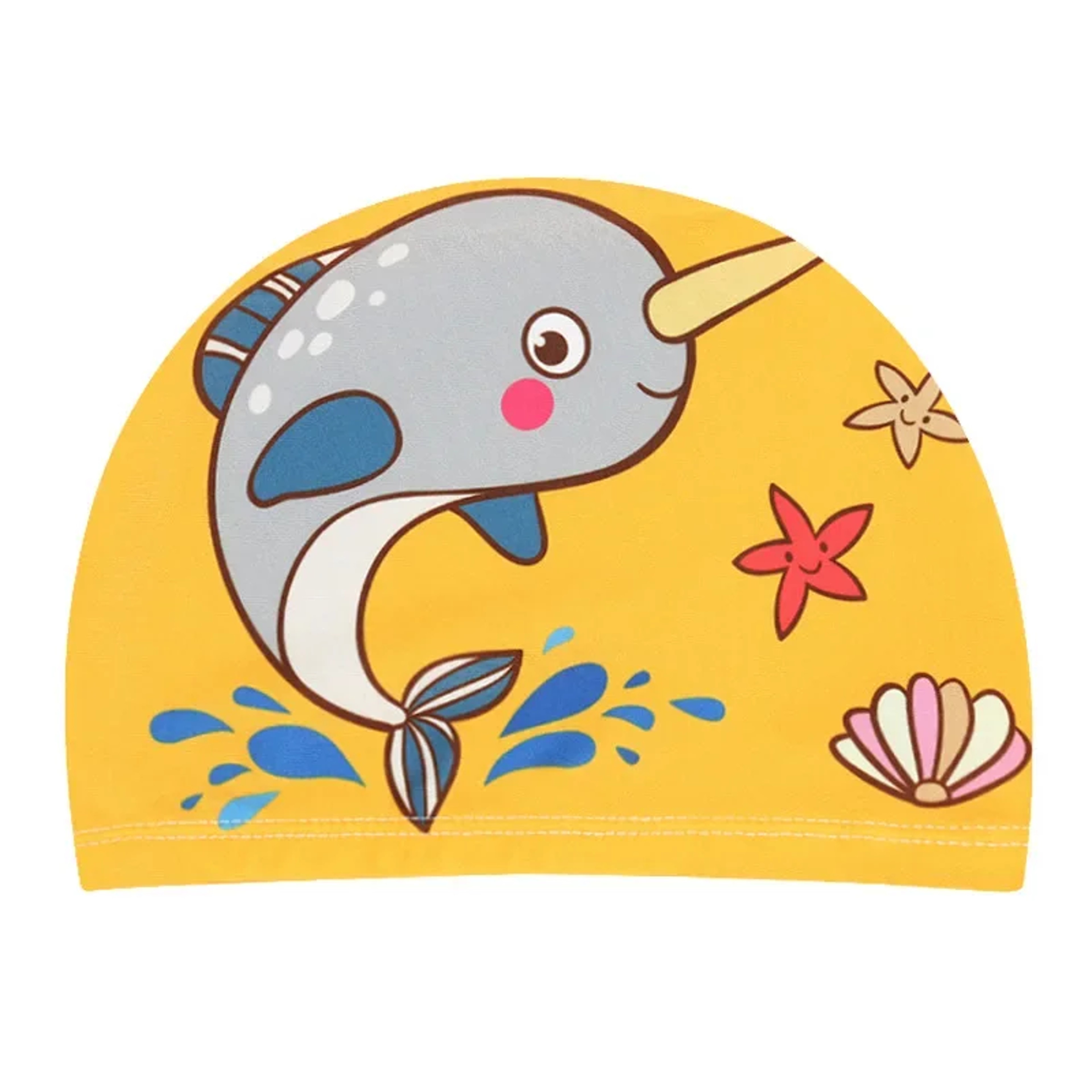 Waterproof Cute Cartoon Swimming Cap Ear Protection For Kids Boys And Girls Pool Sun Hat 23