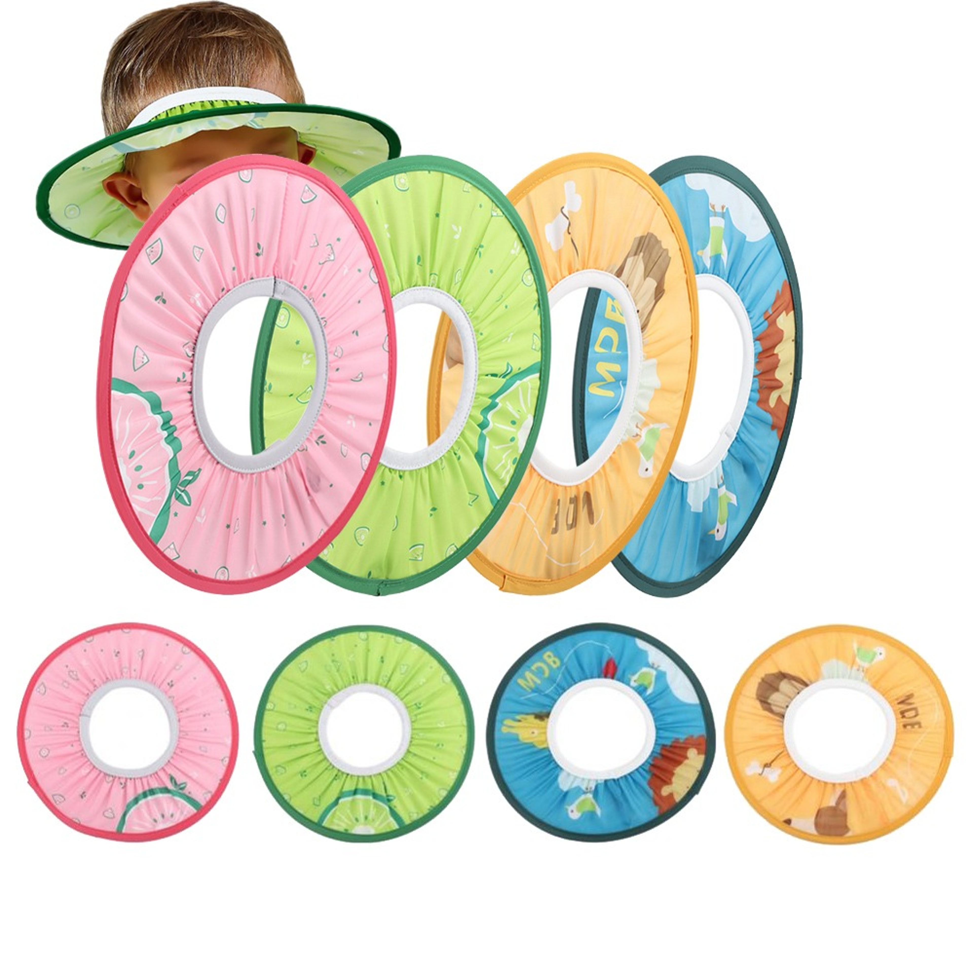 Adjustable Elastic Baby Bath Cap For Shampoo Soft Ear Protection Safe Shower Shield For Infants 0