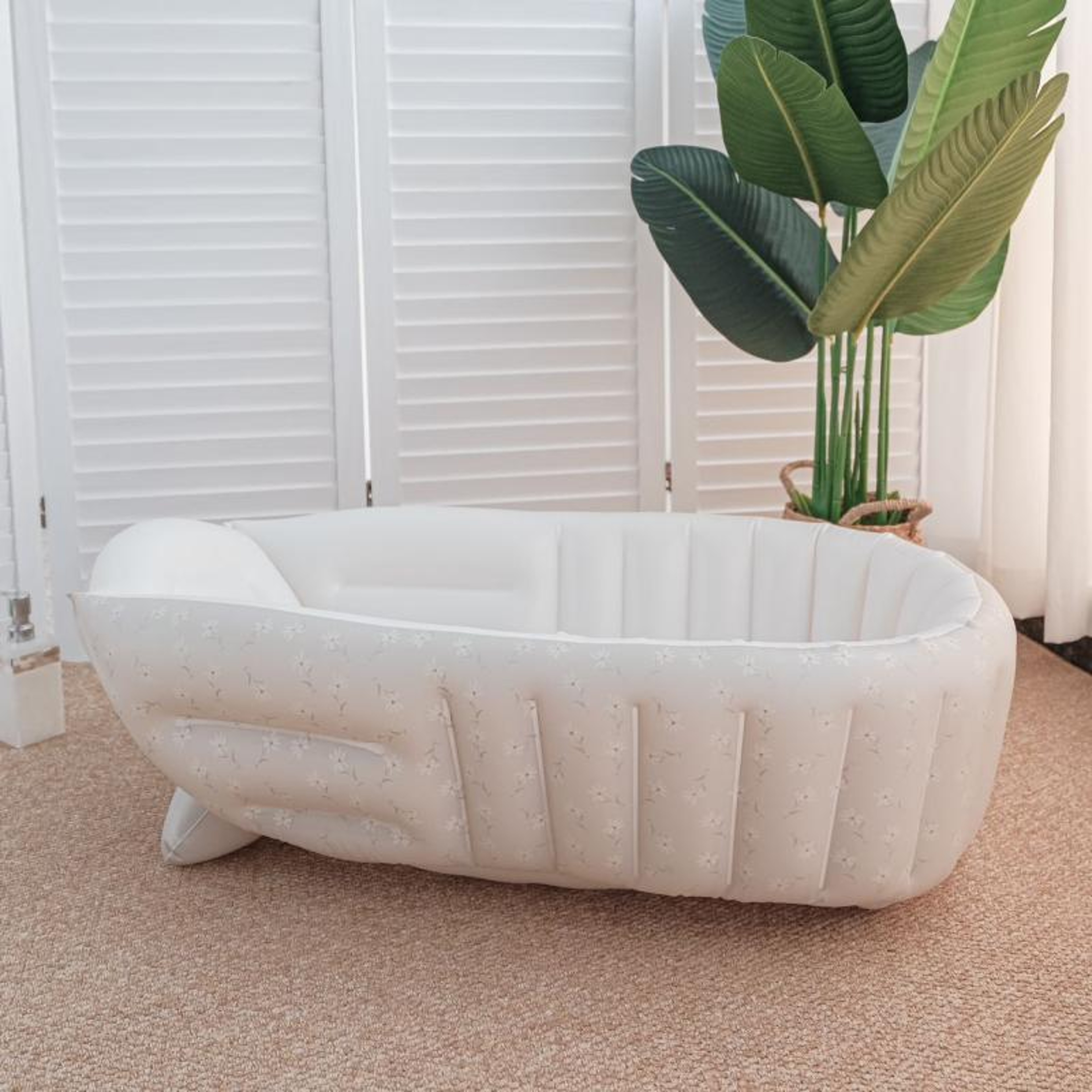New Product Daisy Bathtub Baby Bathtub Childrens Inflatable Travel Bathtub 0