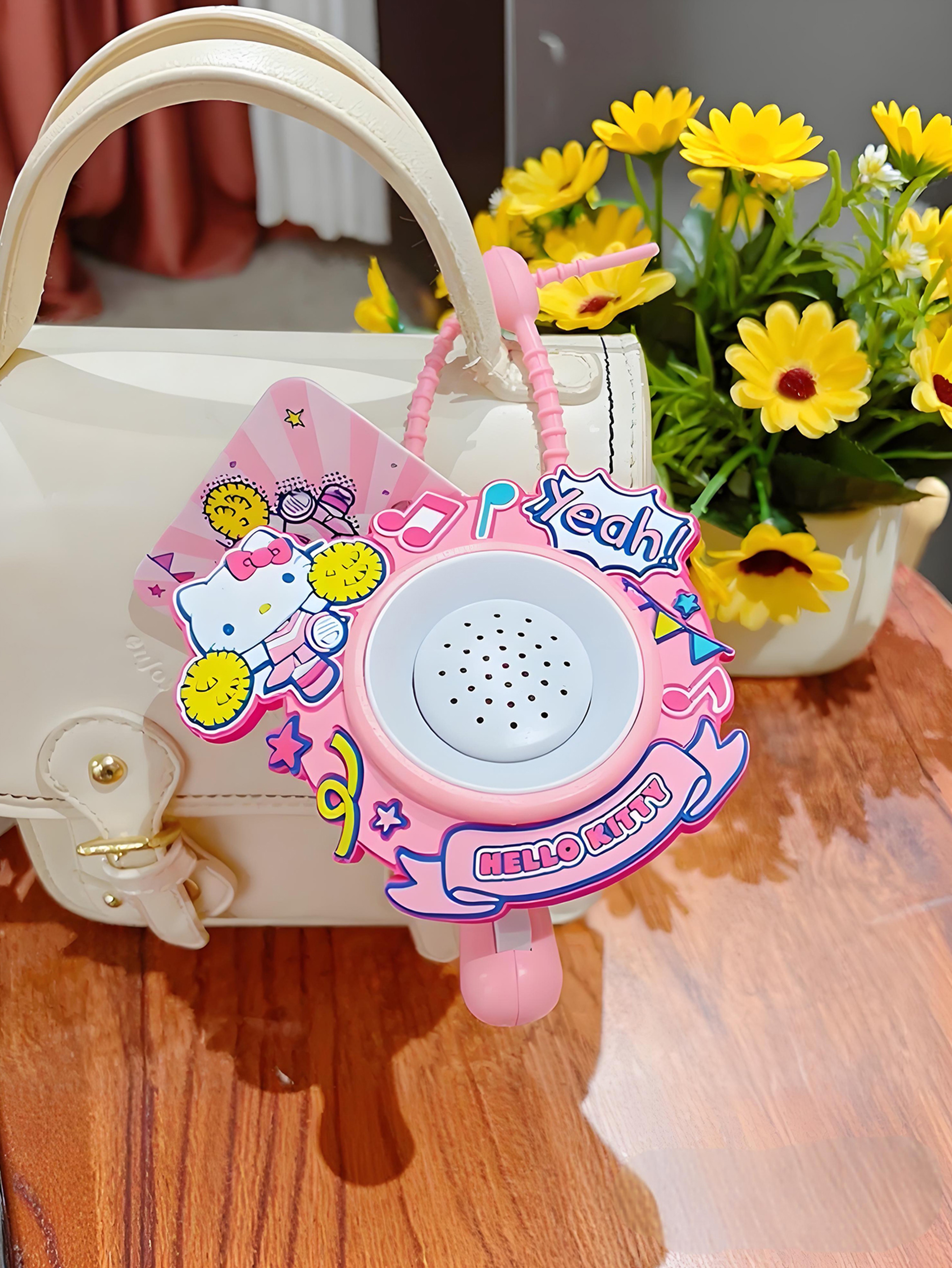 Kawaii Cartoon Doll Pendant Toy Sanrio Mini Speaker Keychain 0