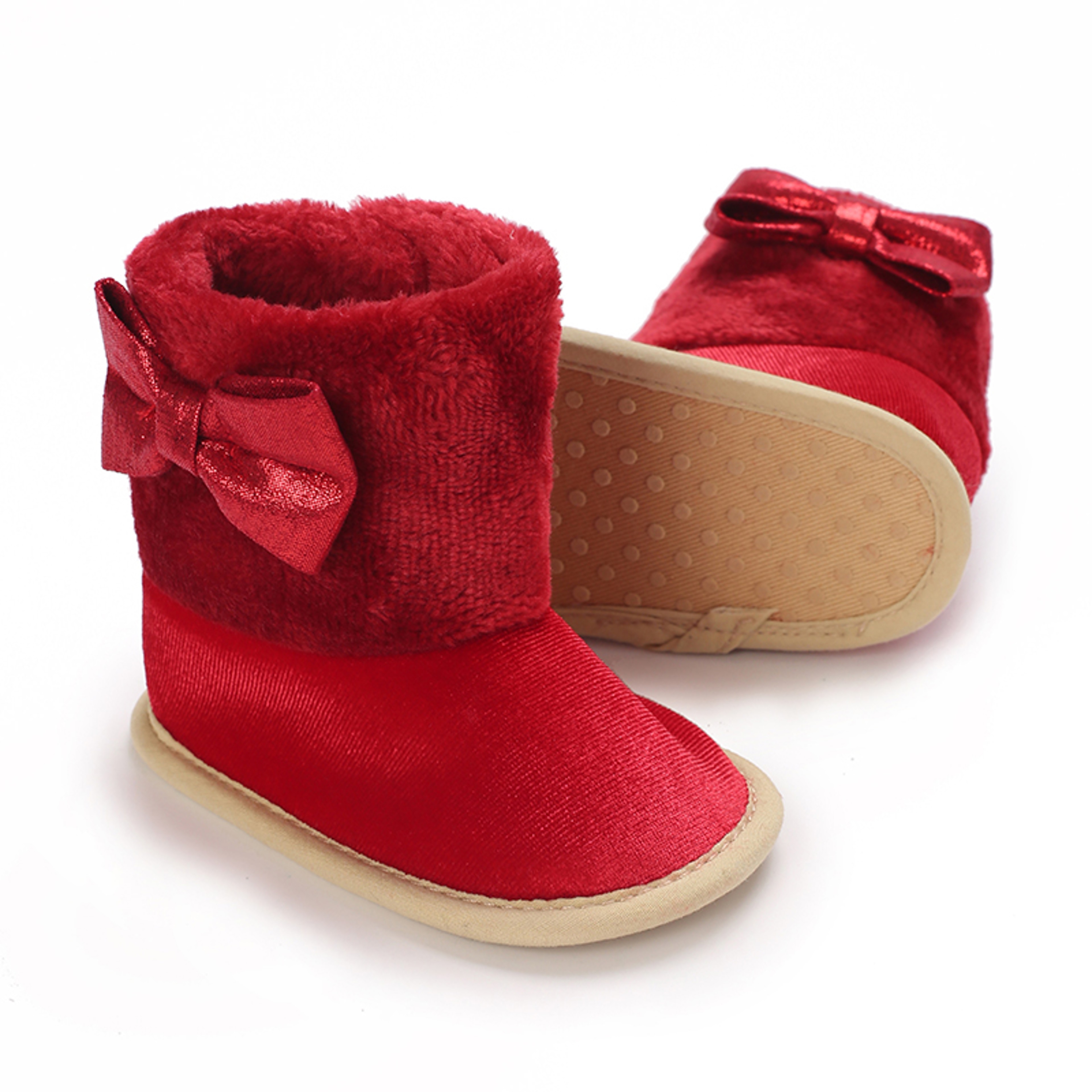 Warm Baby Shoes Soft Soled Sneakers Velvet Snow Boots For Boys And Girls 7
