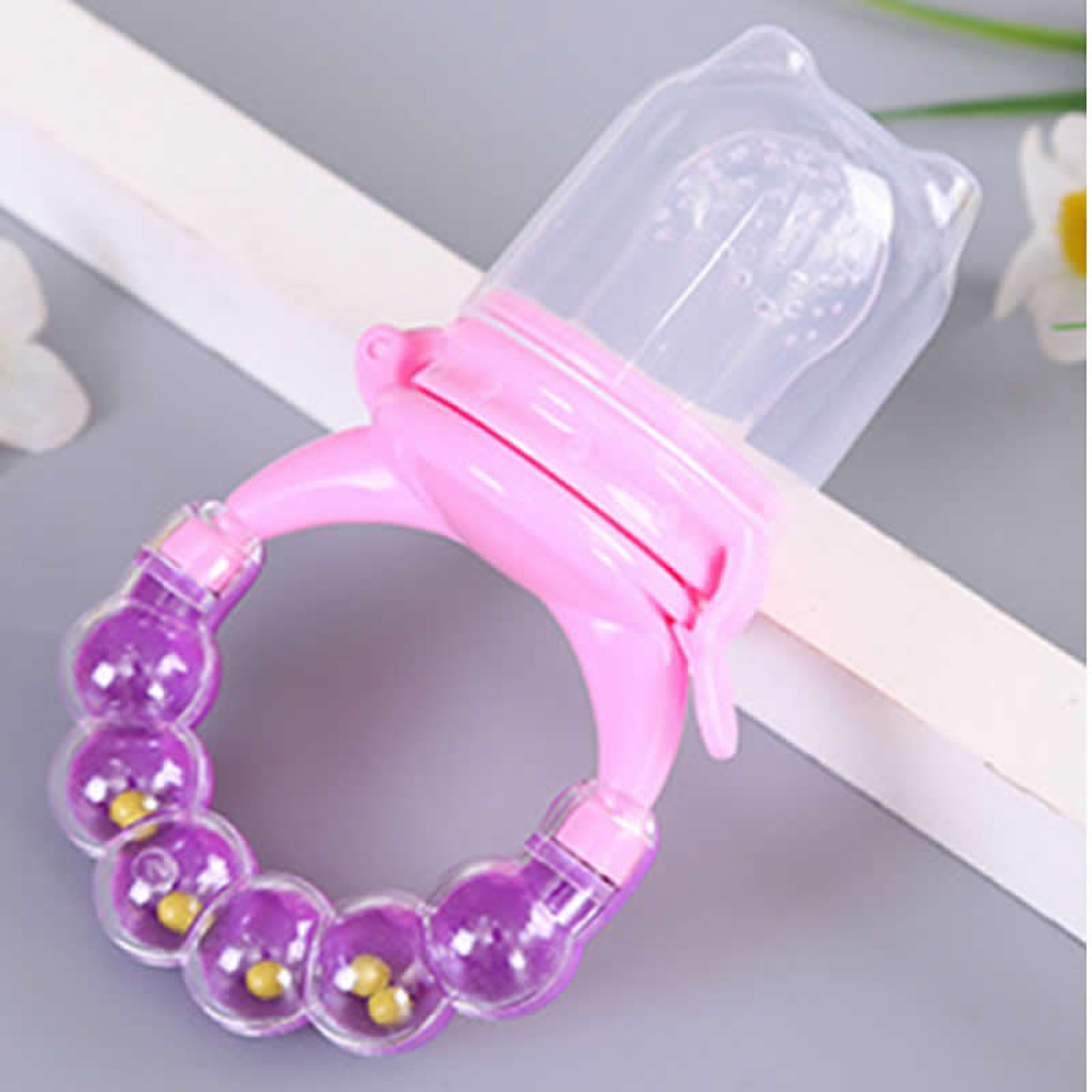 Nutritious Fruits And Vegetables Comma Baby Feeder Spoon Comma Bite Bell Ring Comma Chew Toy Baby F 7