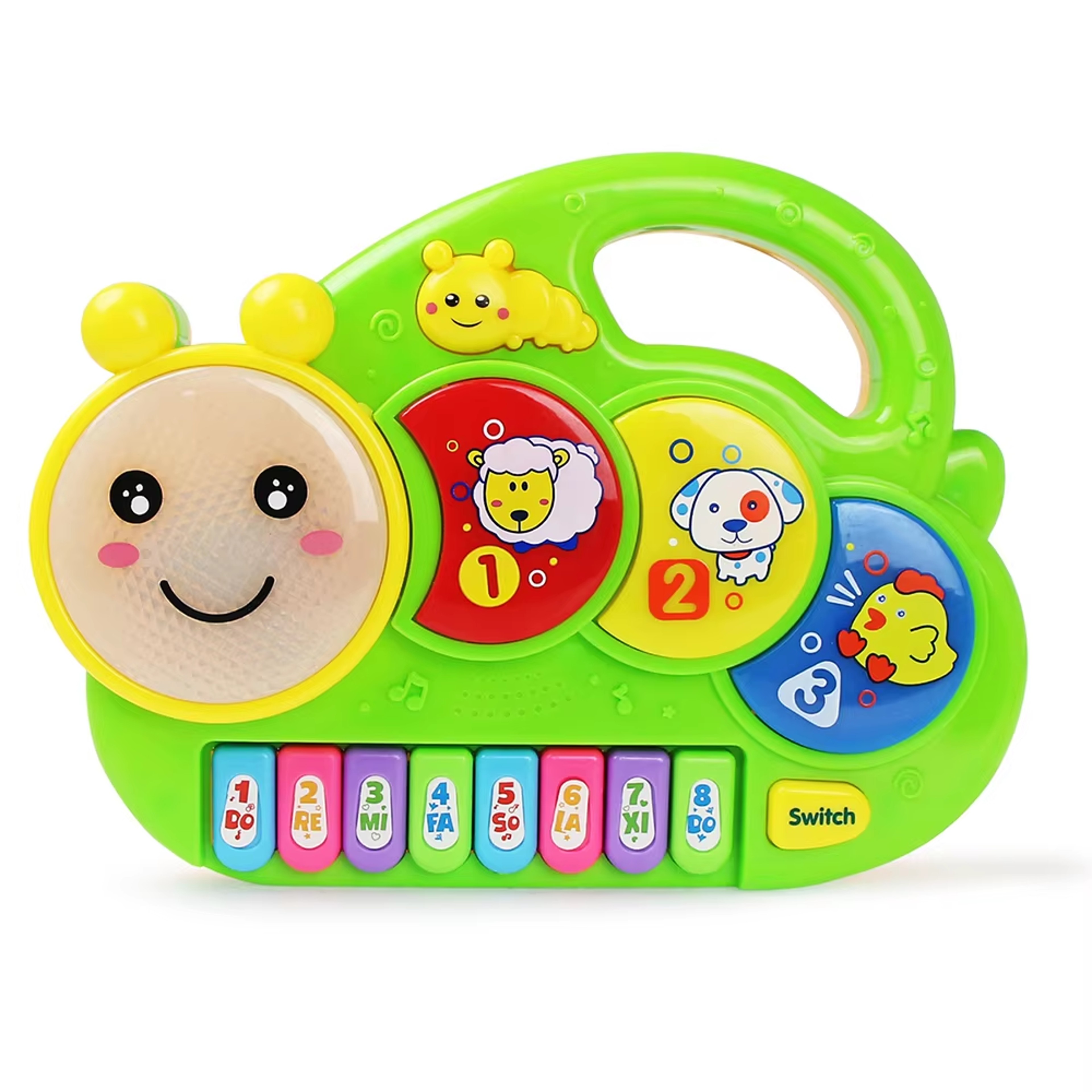 Multifunctional Kid Cartoon Piano Keyboard Game, Electronic Educational Toy with Animal Sound, Flashing Light, Baby Gift – view 8