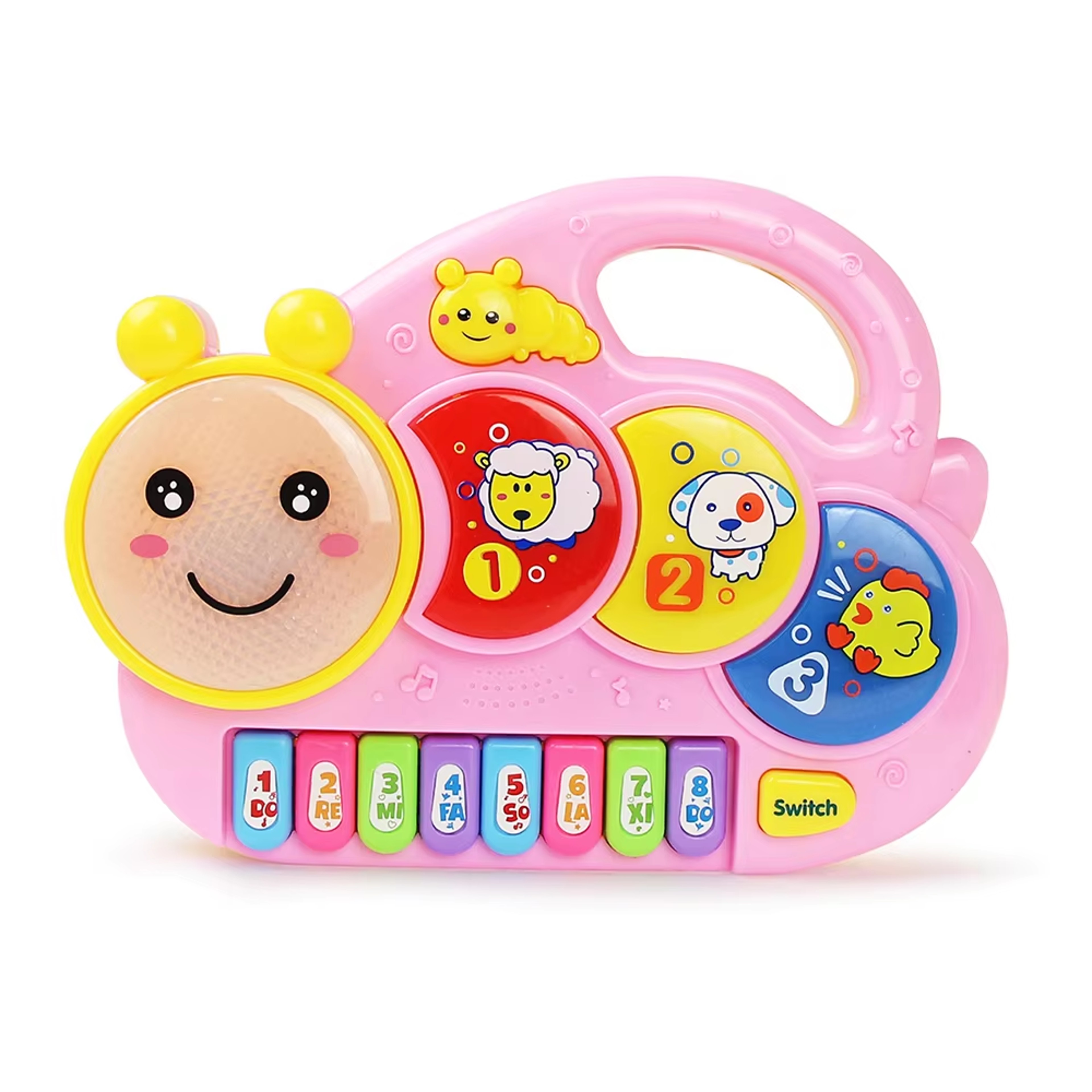 Multifunctional Kid Cartoon Piano Keyboard Game, Electronic Educational Toy with Animal Sound, Flashing Light, Baby Gift – view 10