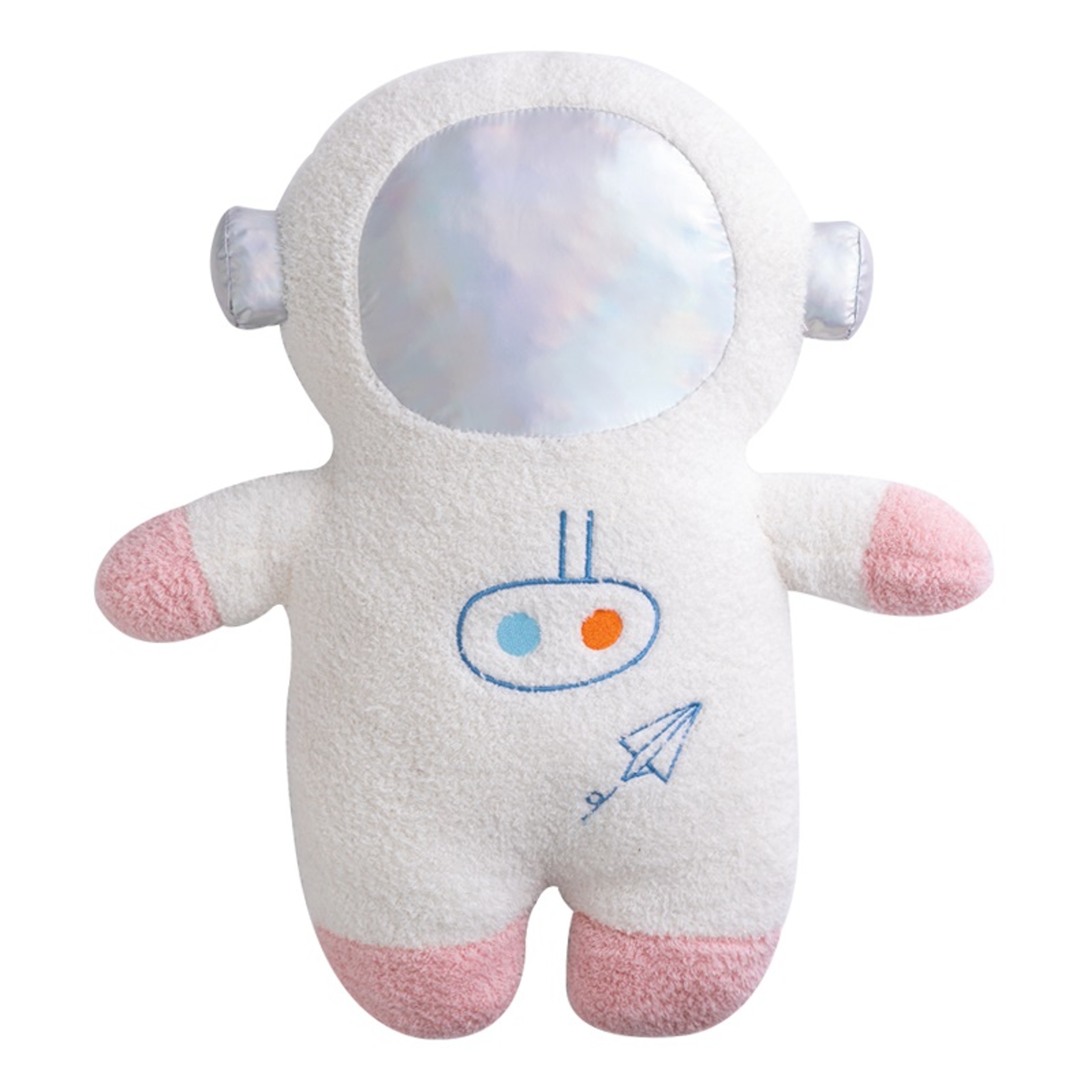 Stuffed Spaceship Throw Pillow Home Decor, 58cm Plush Rocket Astronaut Toy, Birthday Gift Space Discovery for Kids – view 7