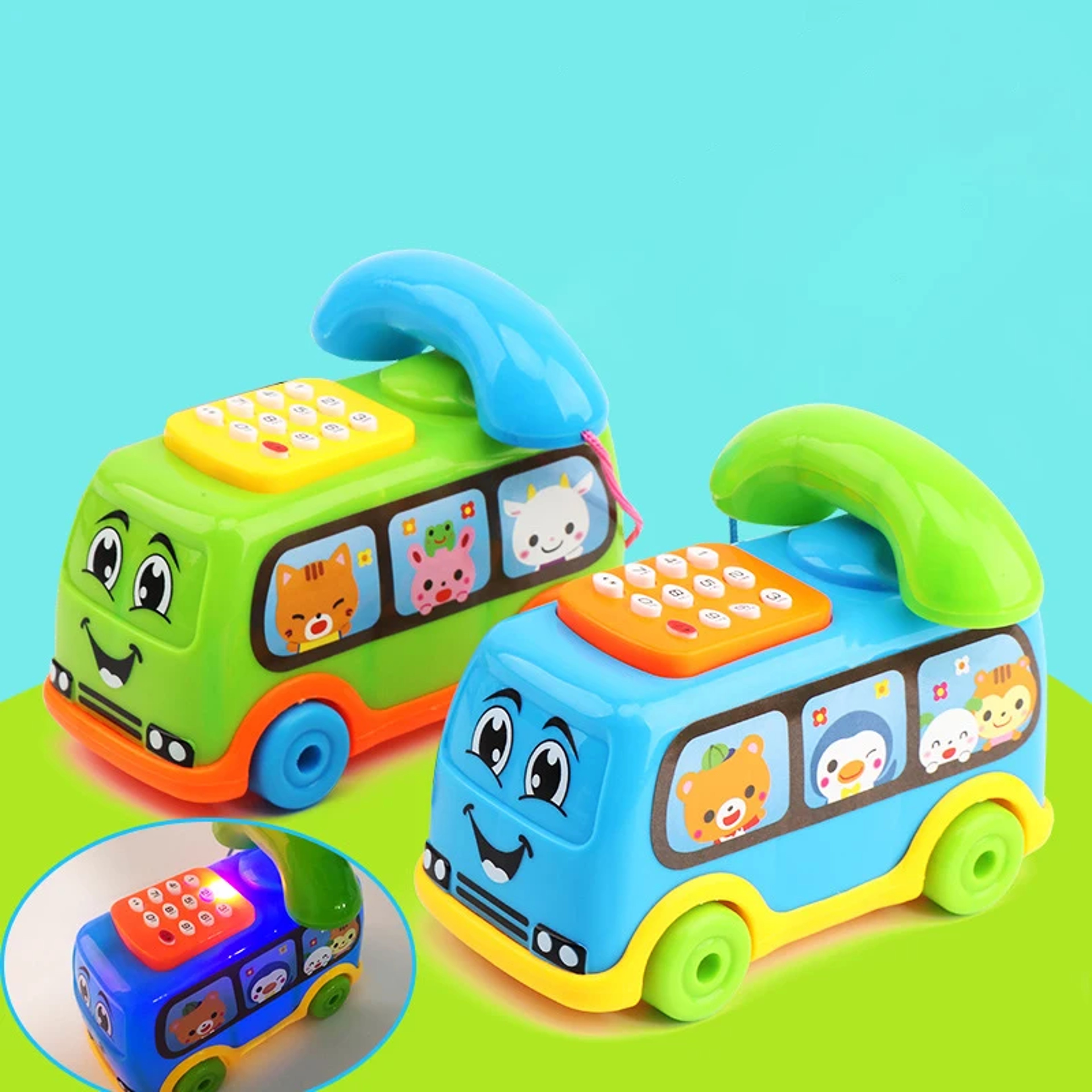 Childrens Singing Phone Toy Baby Cartoon Music Car Educational Machine Toy Early Education Christma 0