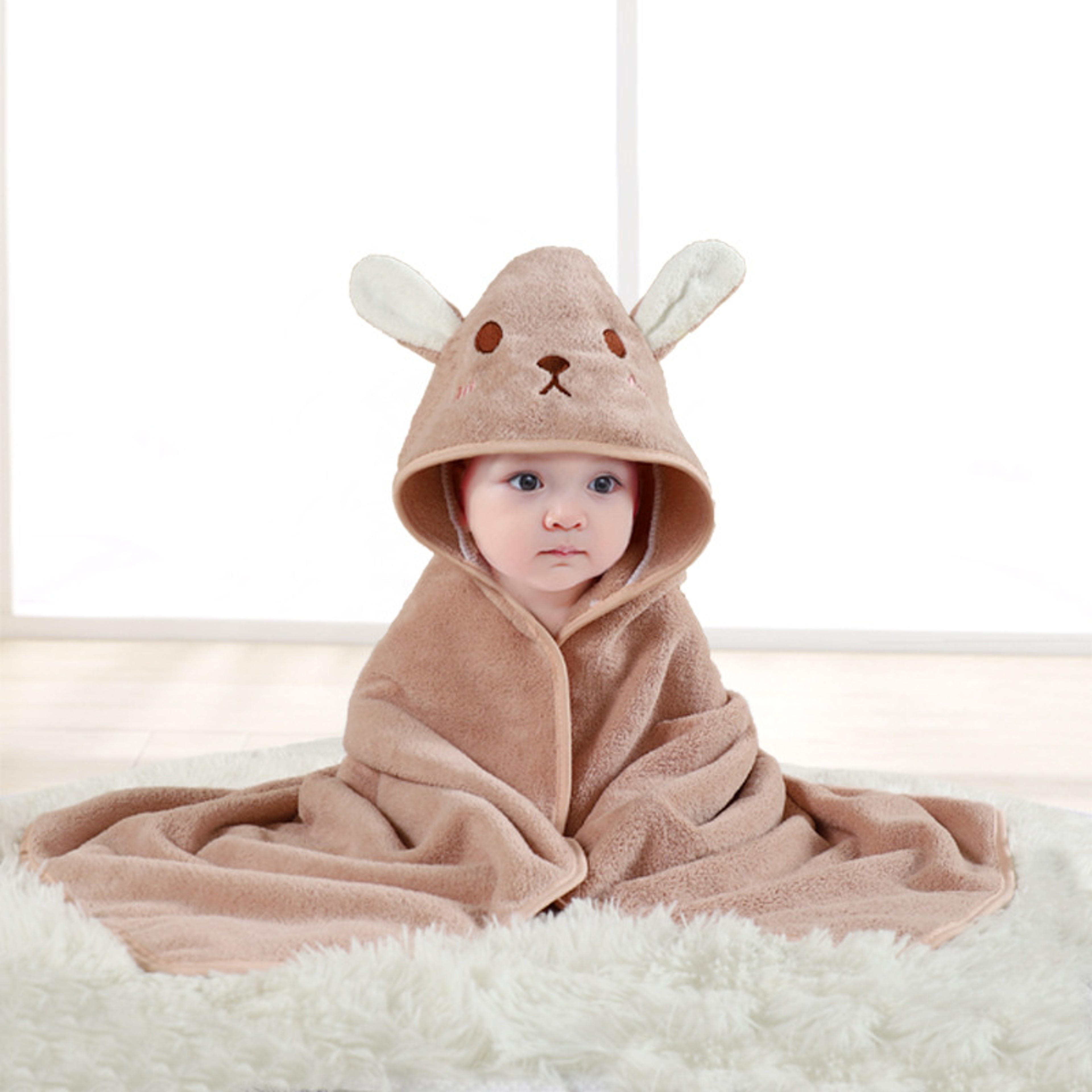 Warm Baby Swaddle Wrap Towel Fleece Blanket For Newborn Boys And Girls 5