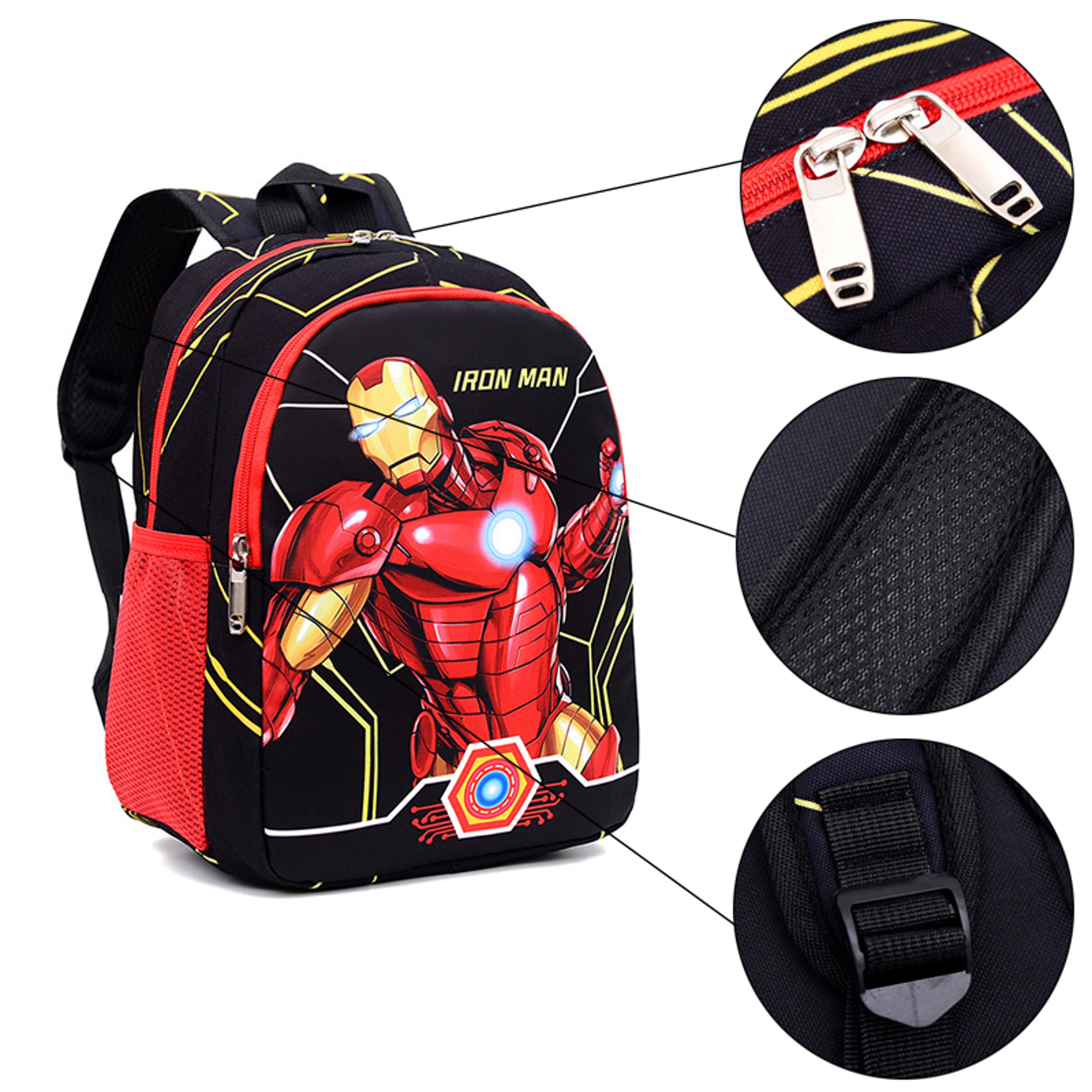 SpiderMan Cartoon Schoolbag For Boys Disney Marvel Series Backpack 3