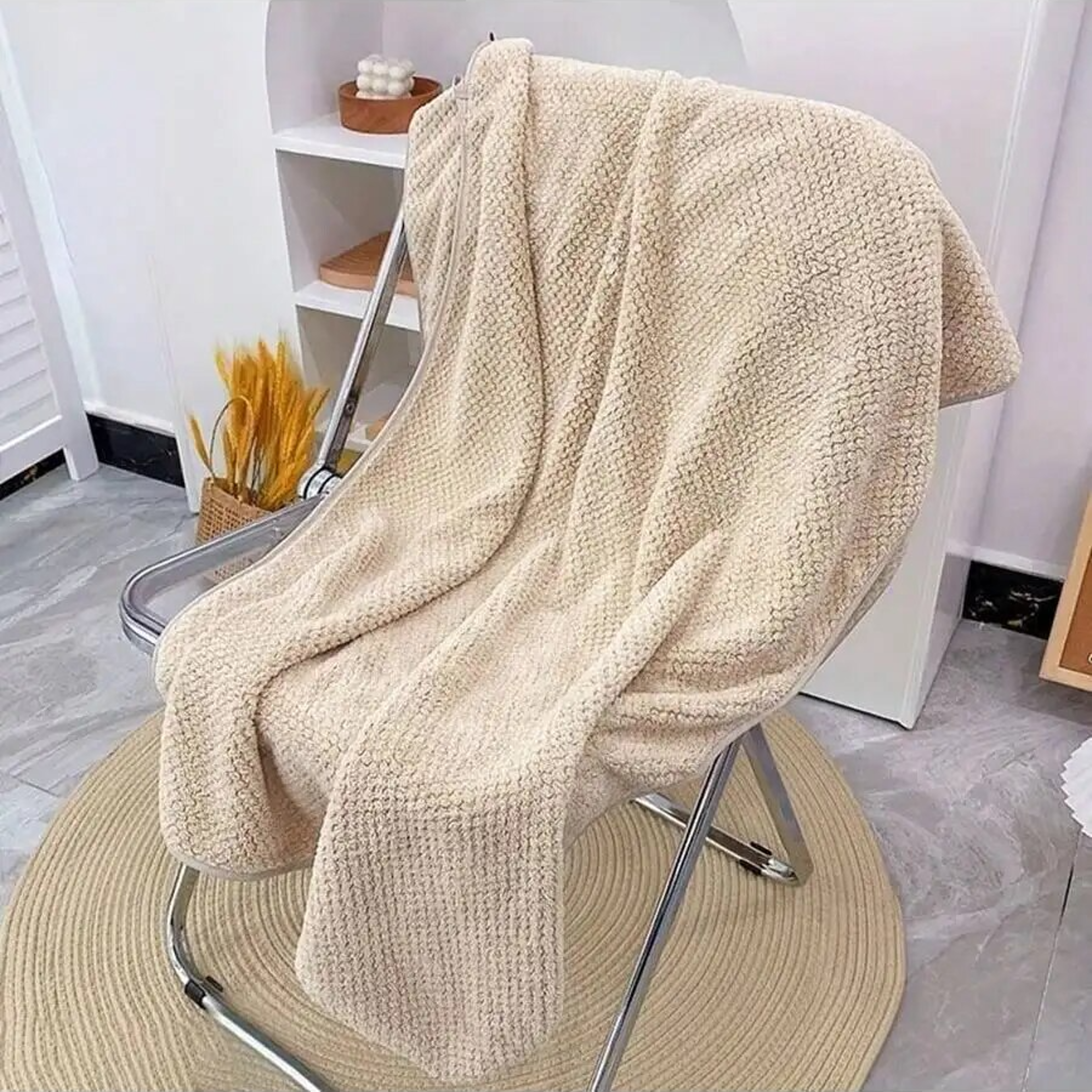 Soft Baby Bath Towel Coral Velvet Quick Drying Absorbent Bath Towels for Kids – view 4
