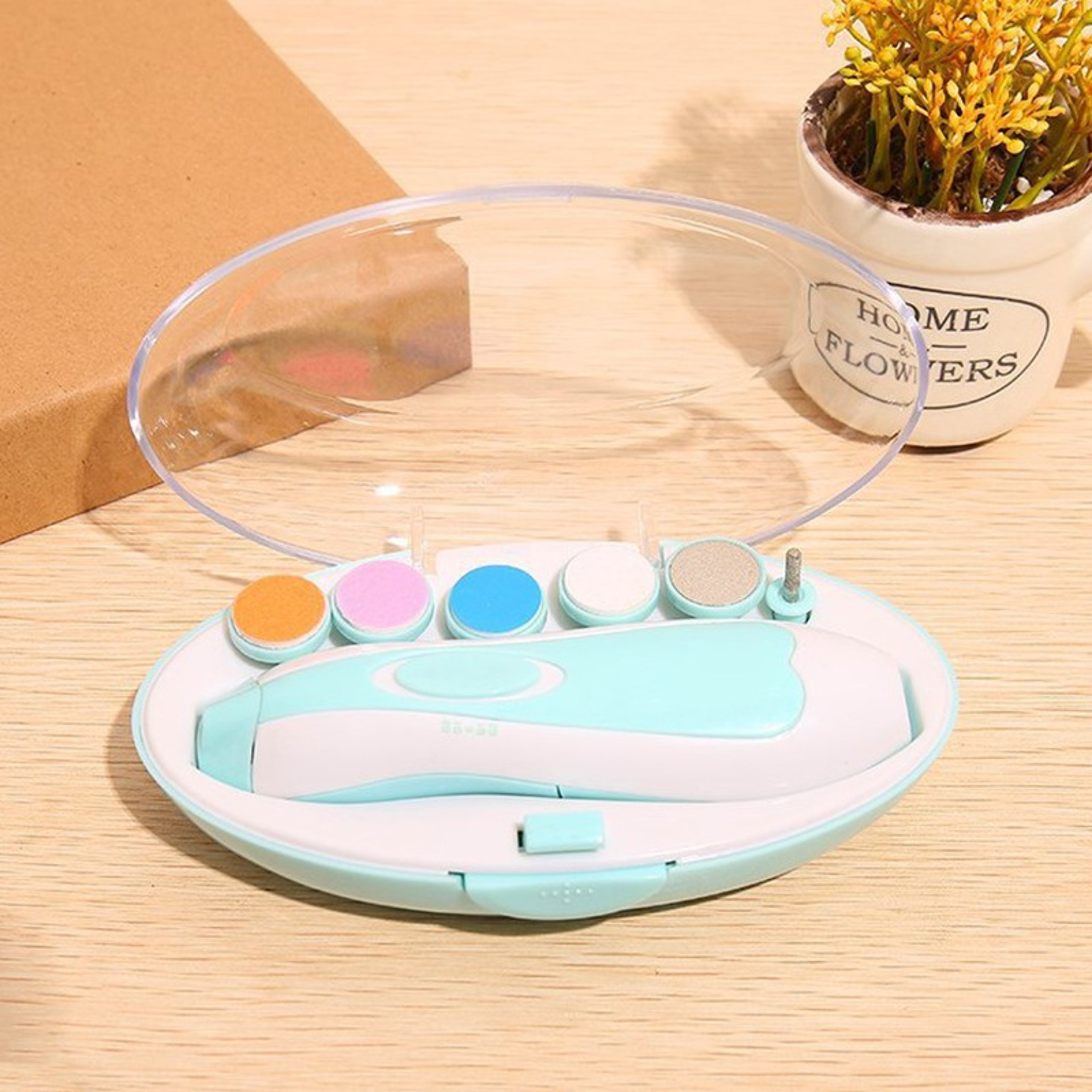 Electric Baby Nail Trimmer Baby Nail File Clippers Multifunctional Toes Fingernail Cutter Manicure  0
