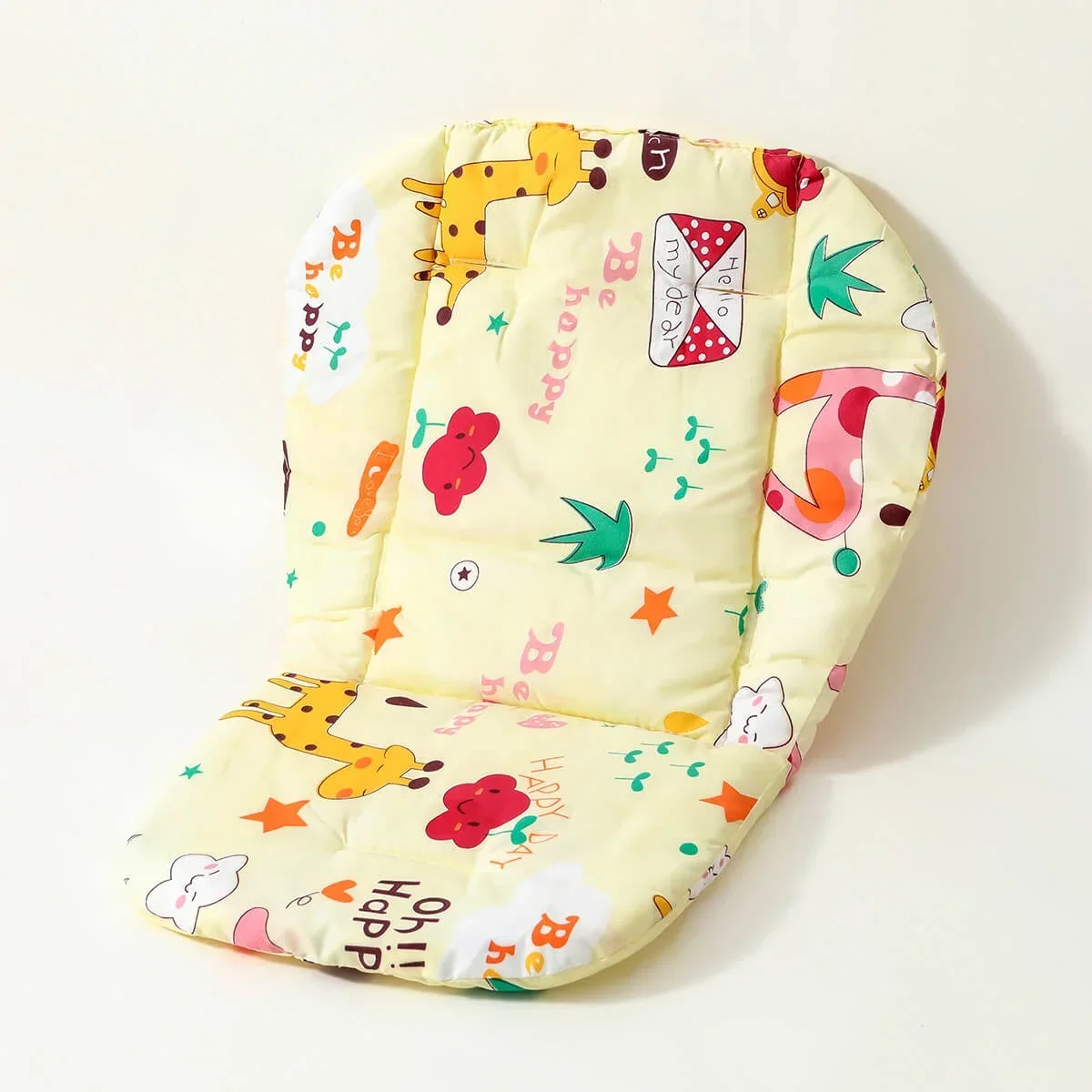 Breathable Cotton Baby Dining Chair Cushion Cute Animal Pattern Seat Cushion Thickened Soft Strolle 6