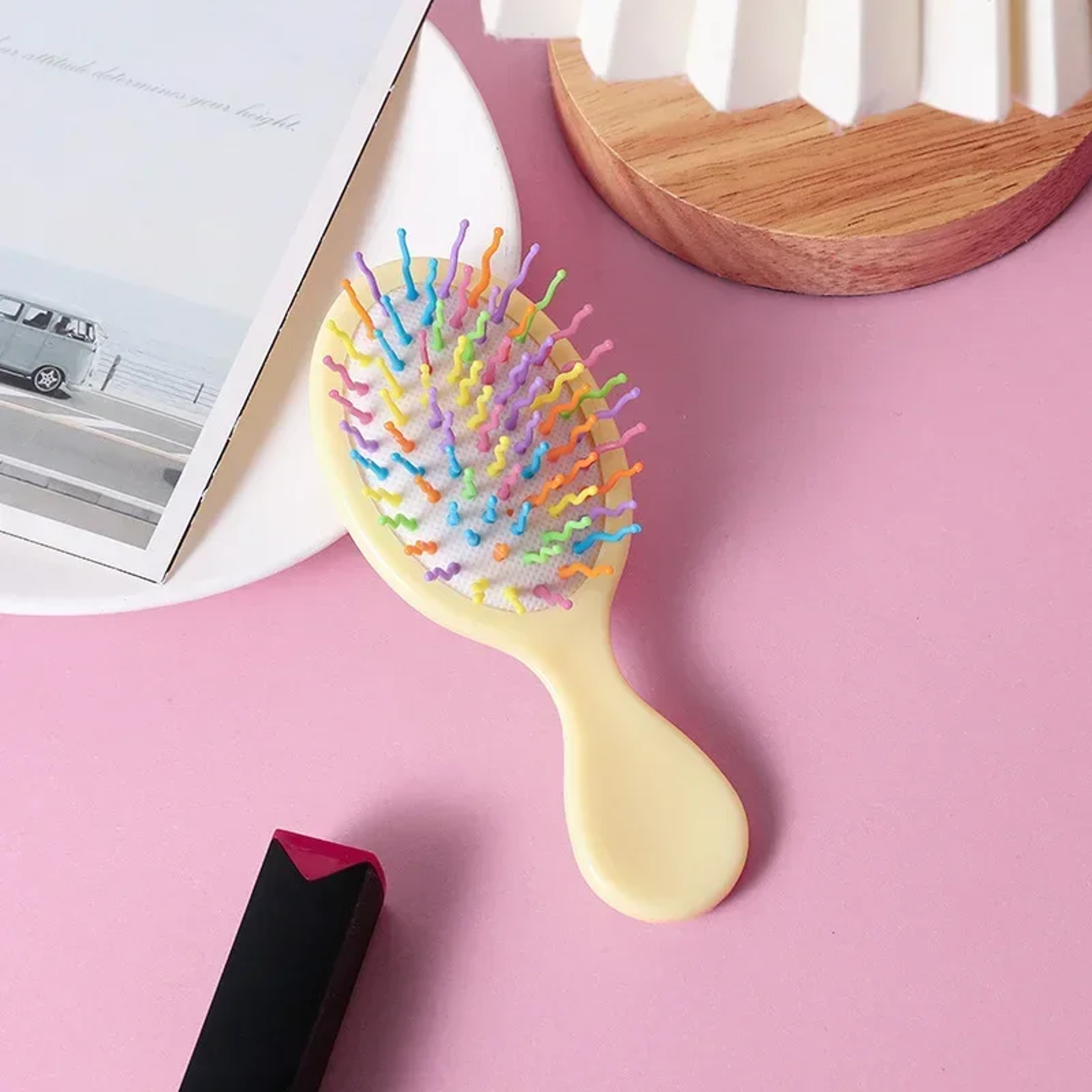 Girls Air Cushion Comb Macaron Color Hair Care Massage Comb Anti Static Styling Accessories 11