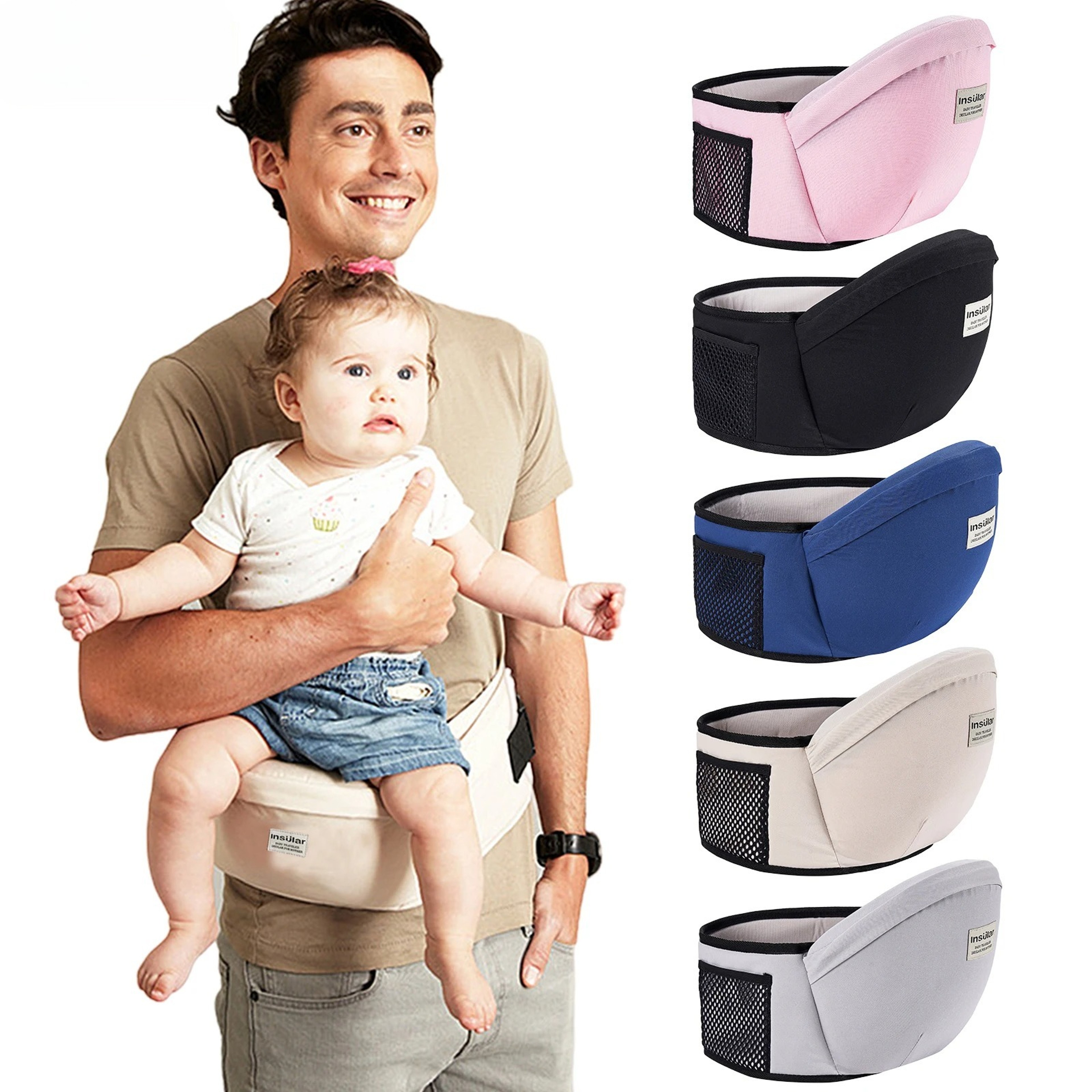 Adjustable Baby Waist Carrier Multifunctional Baby Sling Backpack Infant Hipseat Belt 0