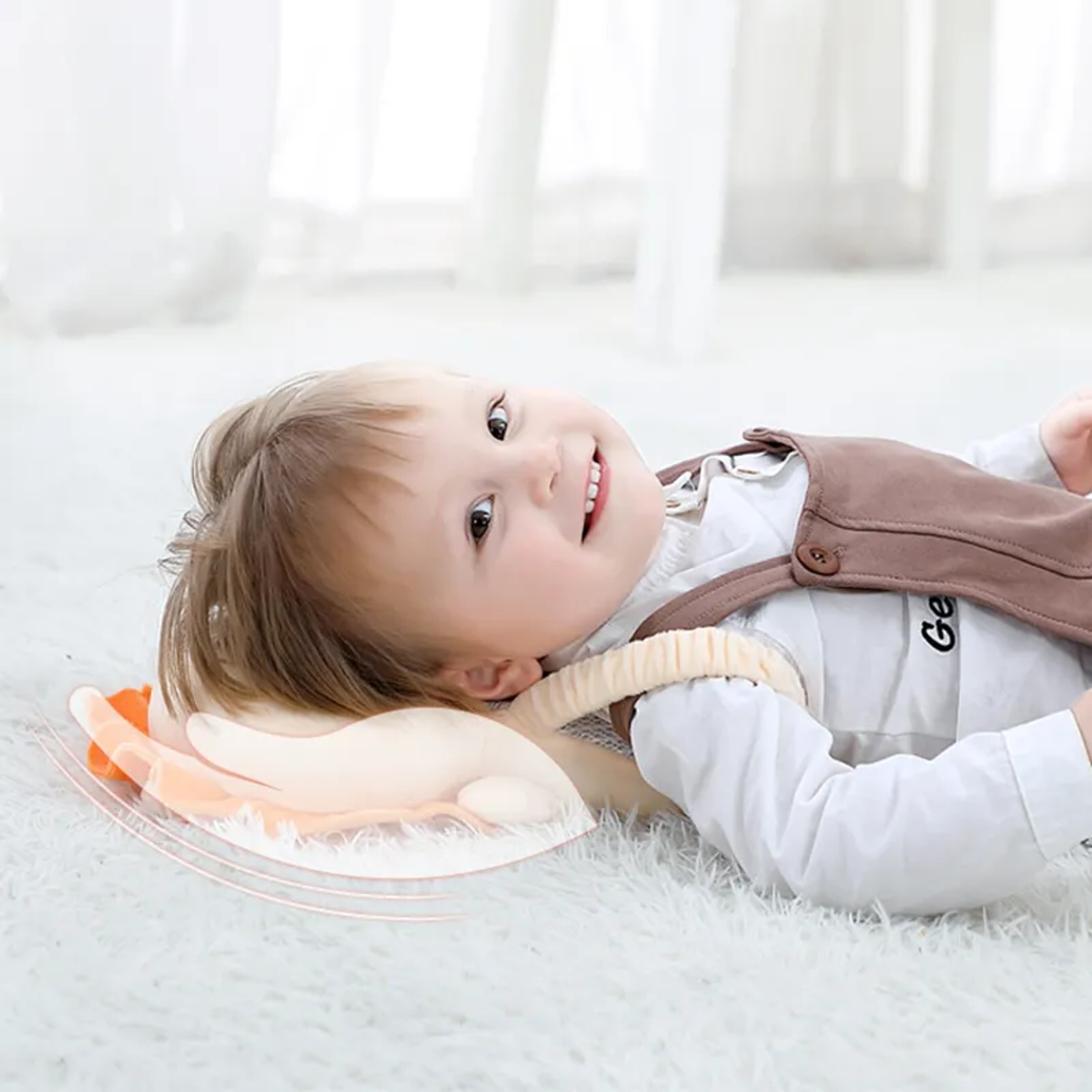 Baby Head Protector Cartoon Security Pillow Toddler Backpack Pillow Safety Pad Cushion 3