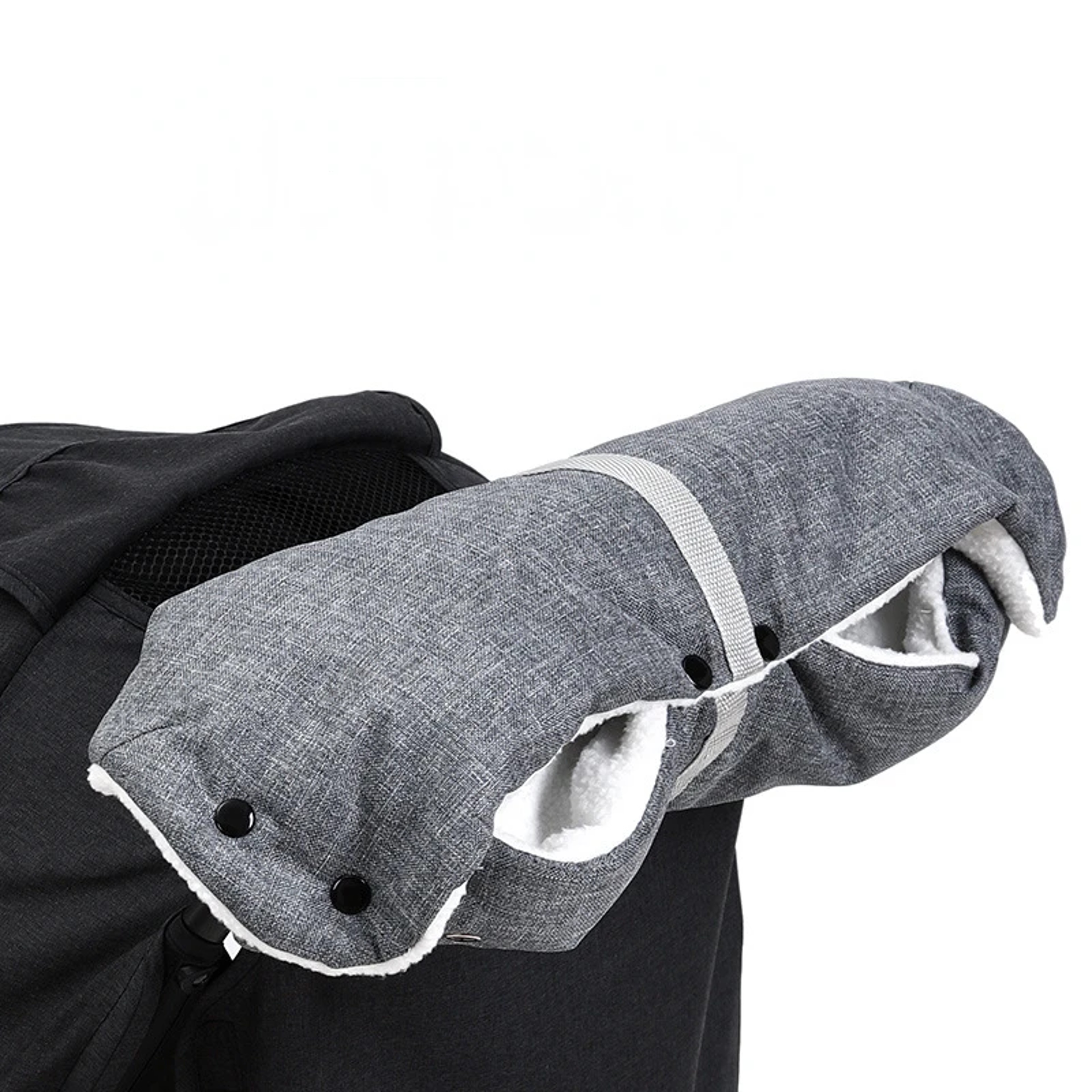 Thick Pram Hand Muff Warm Baby Stroller Gloves Baby Carriage Pushchair Gloves Fleece Hand Cover 4