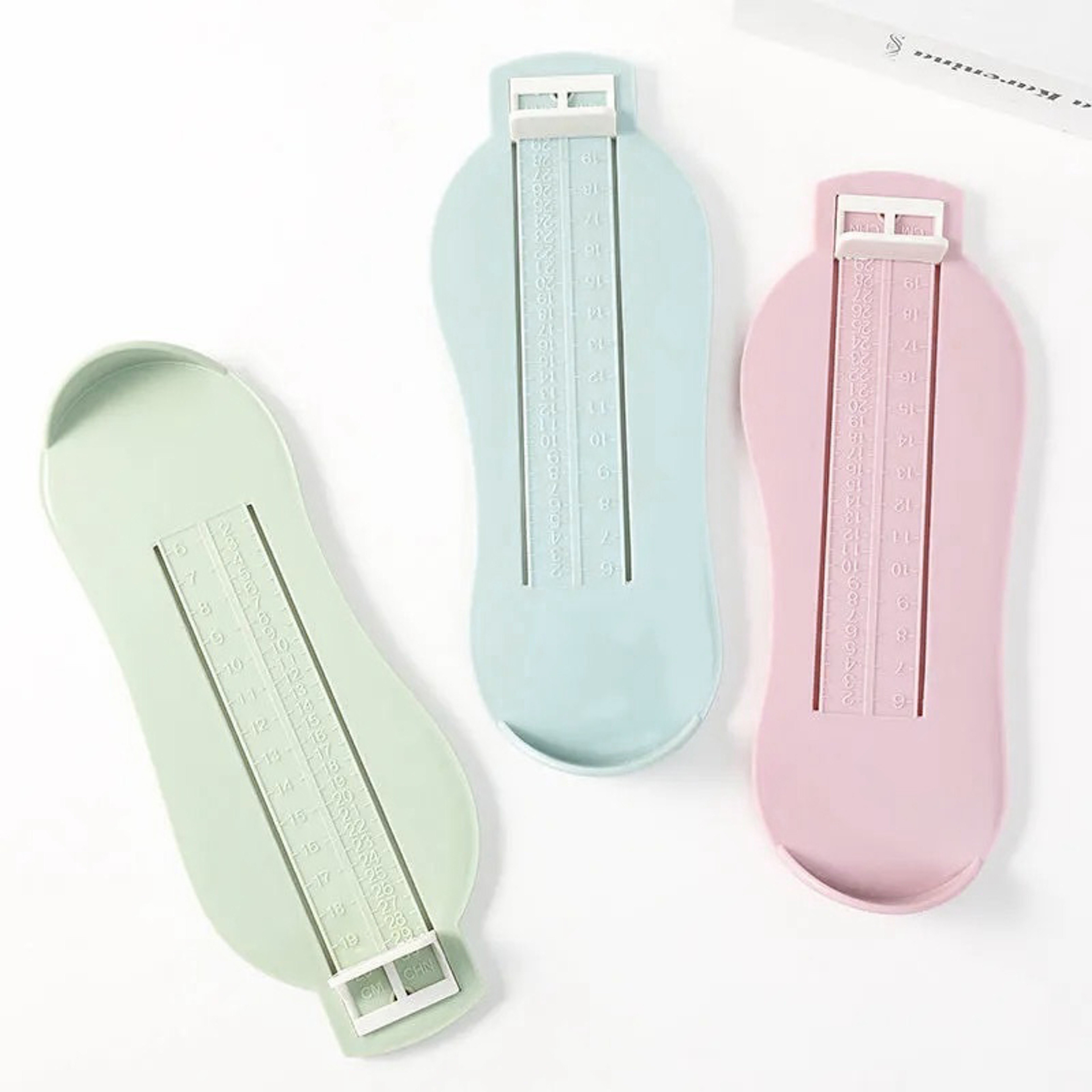 Foot Length Measuring Ruler Fittings, Baby Boy Girl Shoe Size Gauge – view 5